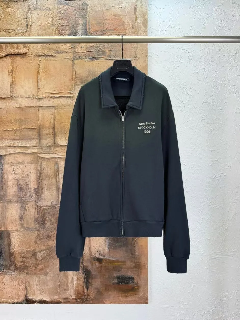 Acne Studios Fokot U Zip 1996 Jacket (Faded Black)