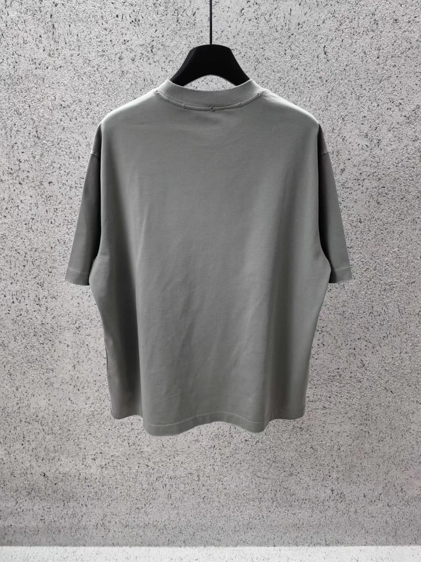 Acne Studios "Exford" Distressed Logo T-Shirt (Moss Green) — 보기 5