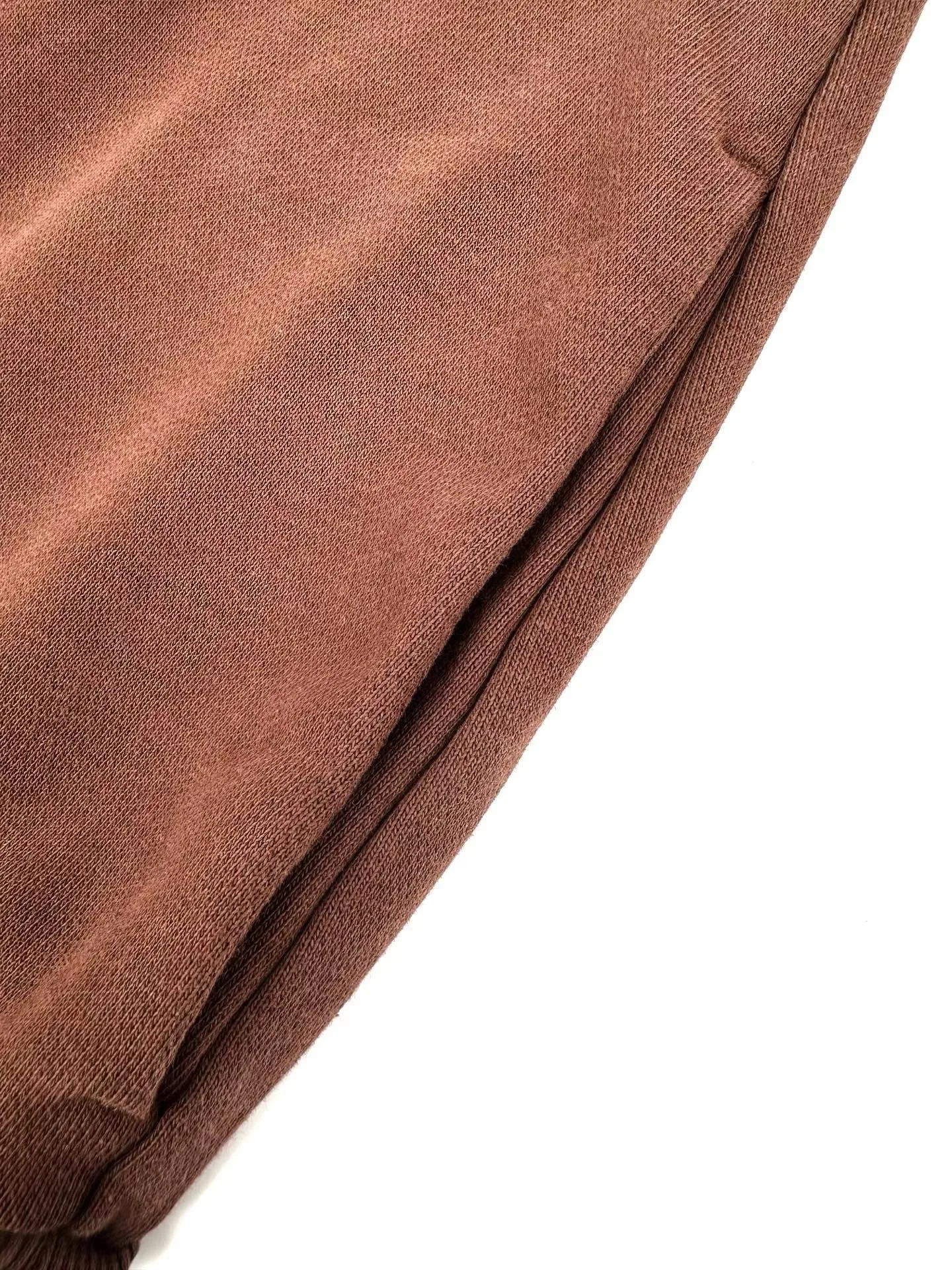 Acne Studios  Fleece logo hoodie (Chocolate Brown) — 보기 3