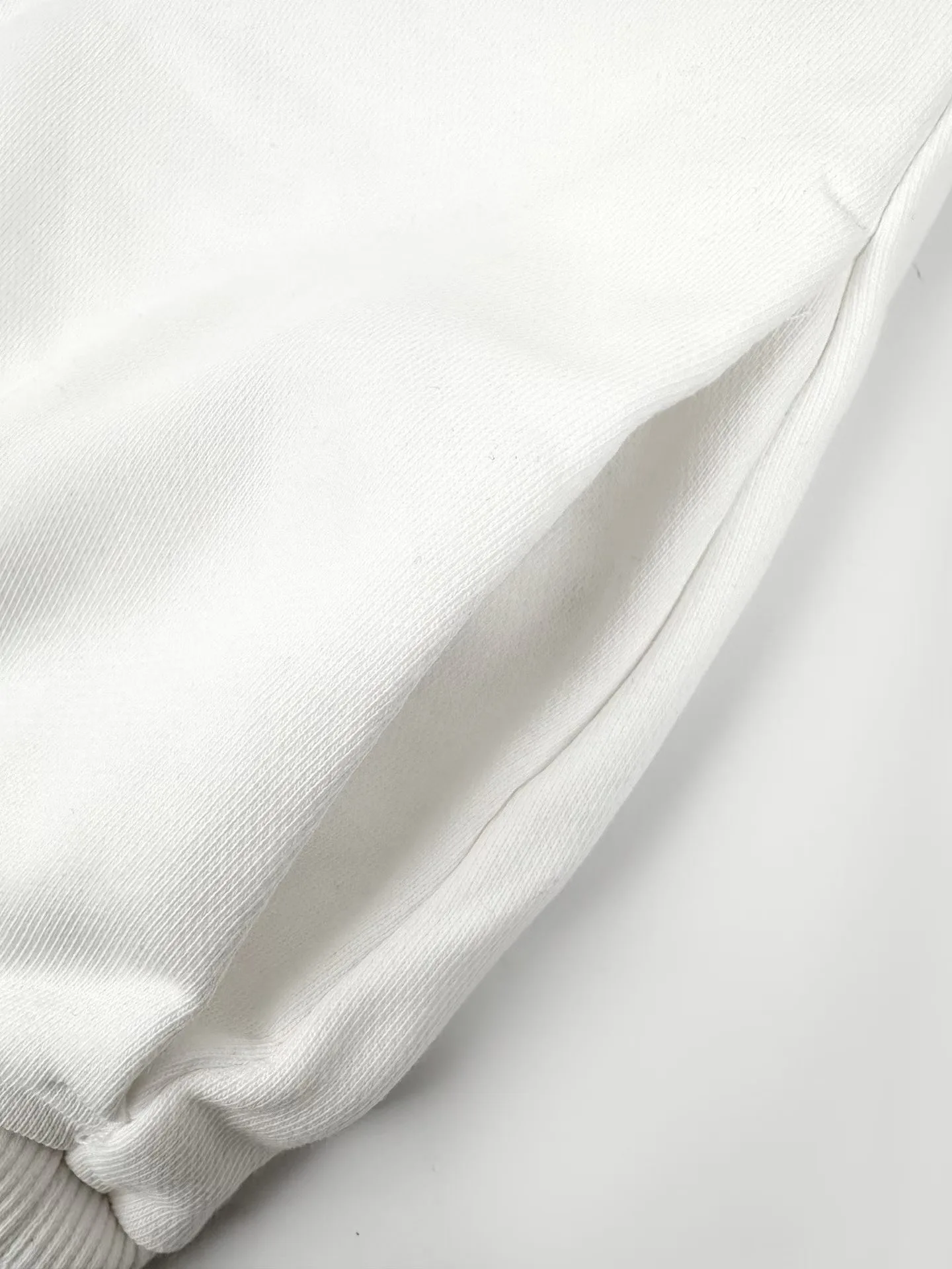 Acne Studios  Fleece logo hoodie (Dusty White) — 보기 4