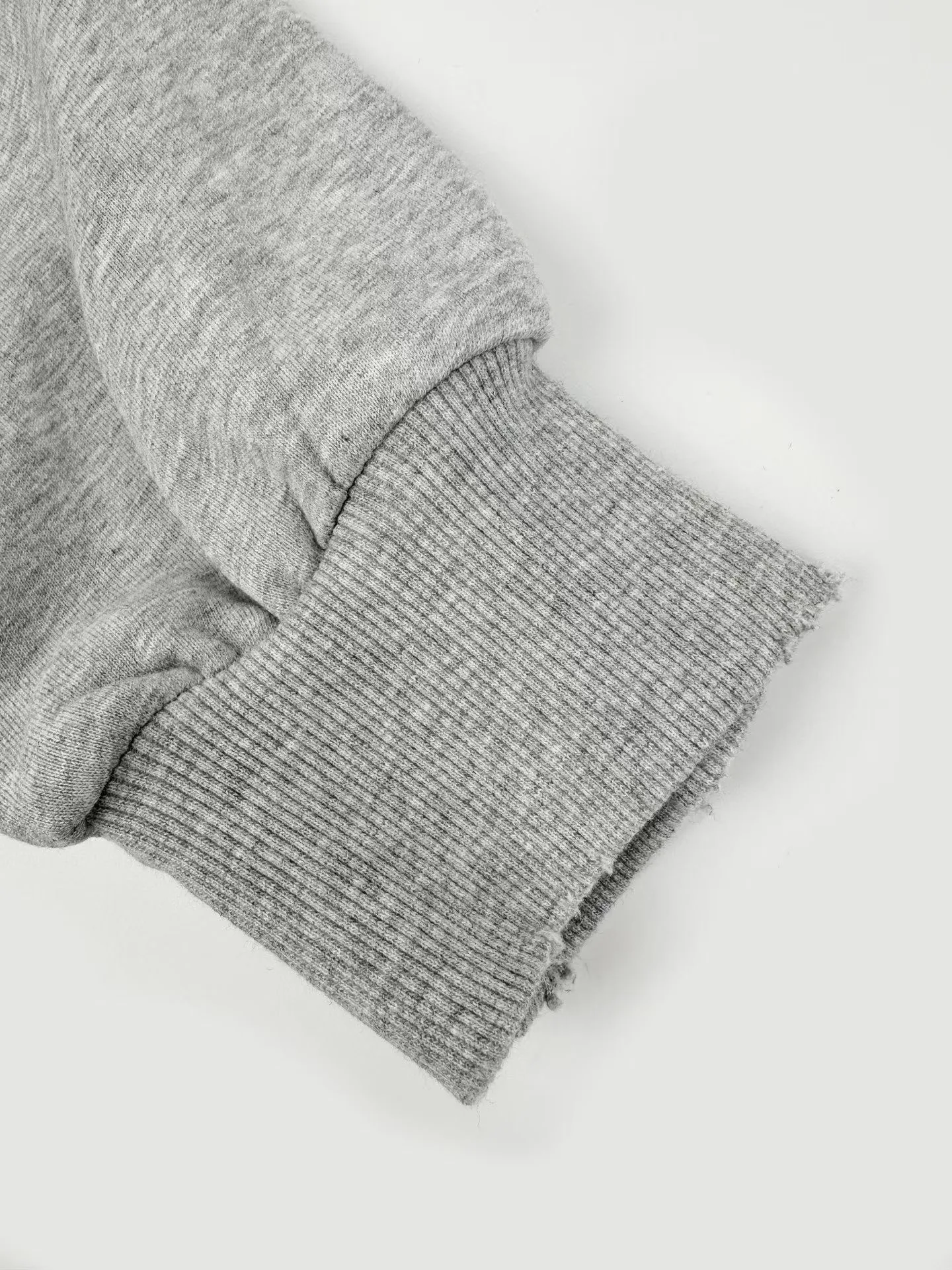 Acne Studios  Fleece logo hoodie (Grey) — 图 2