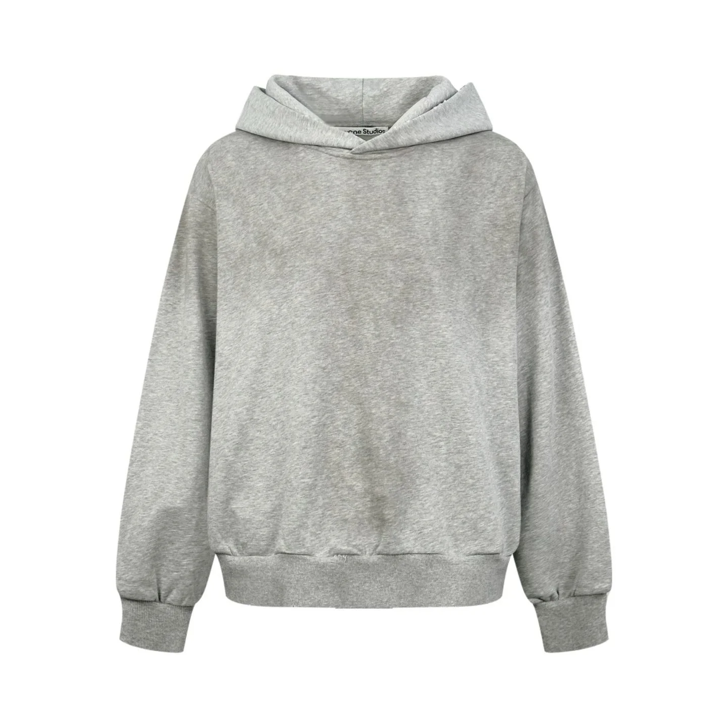 Acne Studios Fleece logo hoodie (Grey)