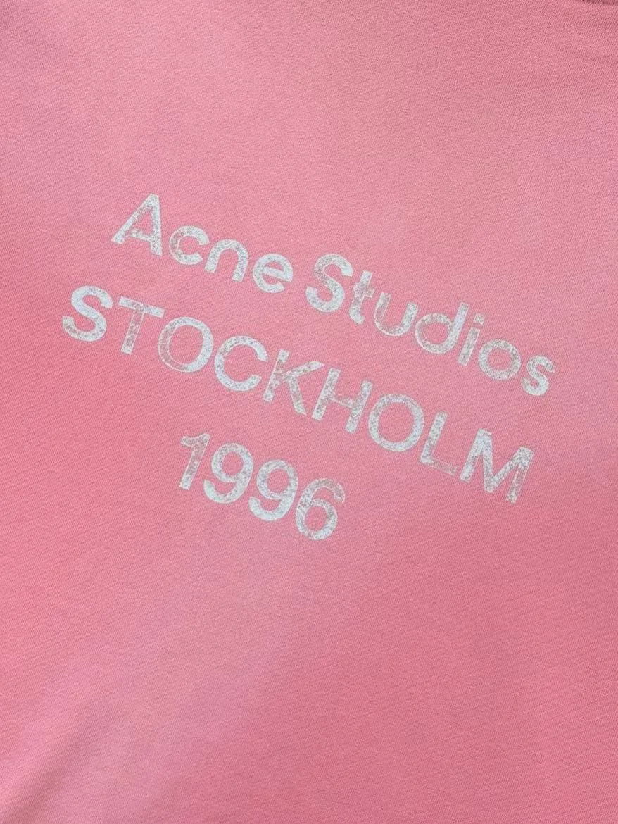 Fleece logo hoodie (Pink) — 보기 7