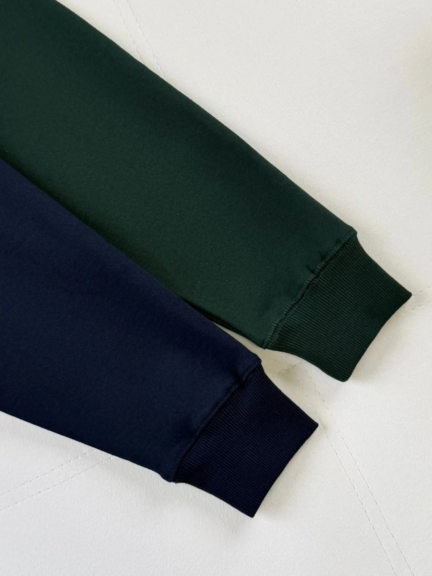 Fleece sweatshirt with logo (Dark Green) — 圖 5