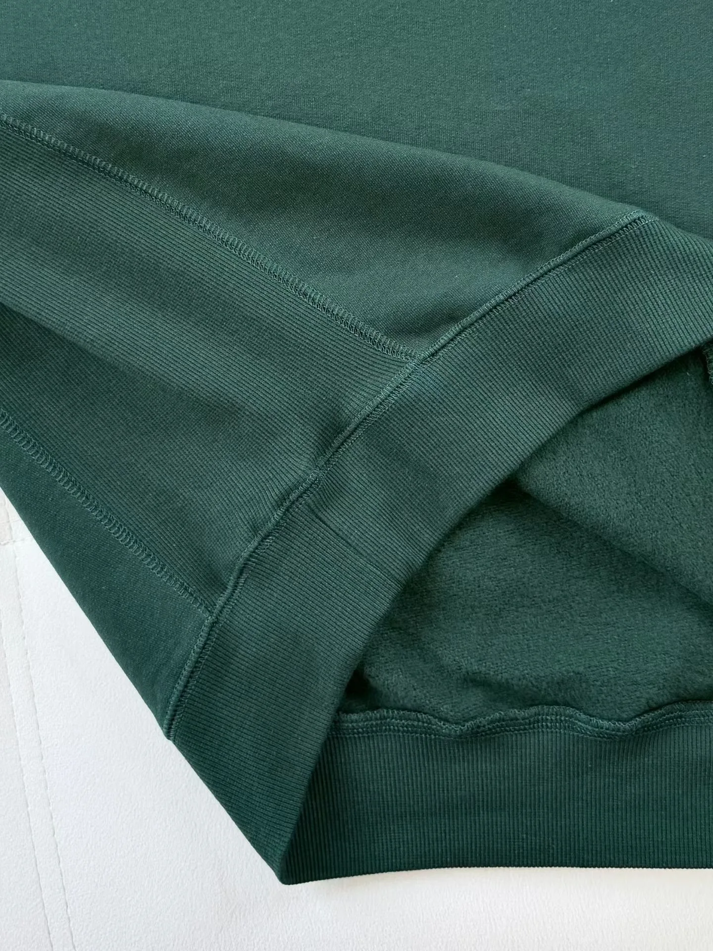 Fleece sweatshirt with logo (Dark Green) — 圖 7