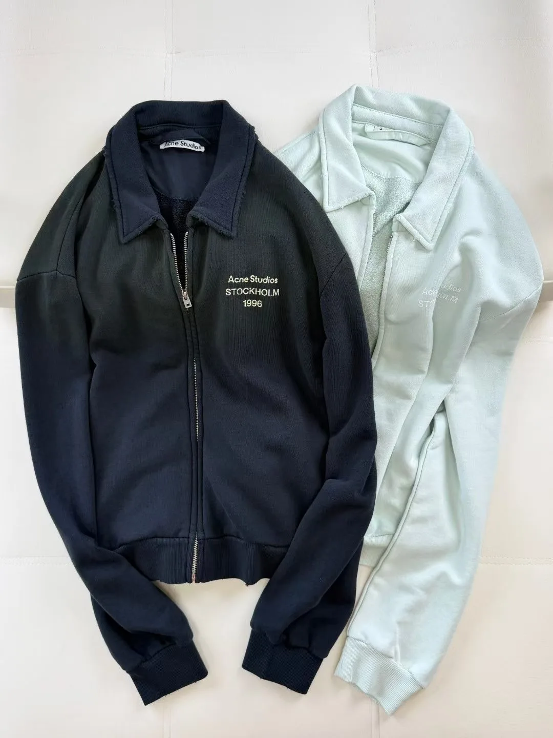 Acne Studios Fokot U Zip 1996 Jacket (White) — 圖 4