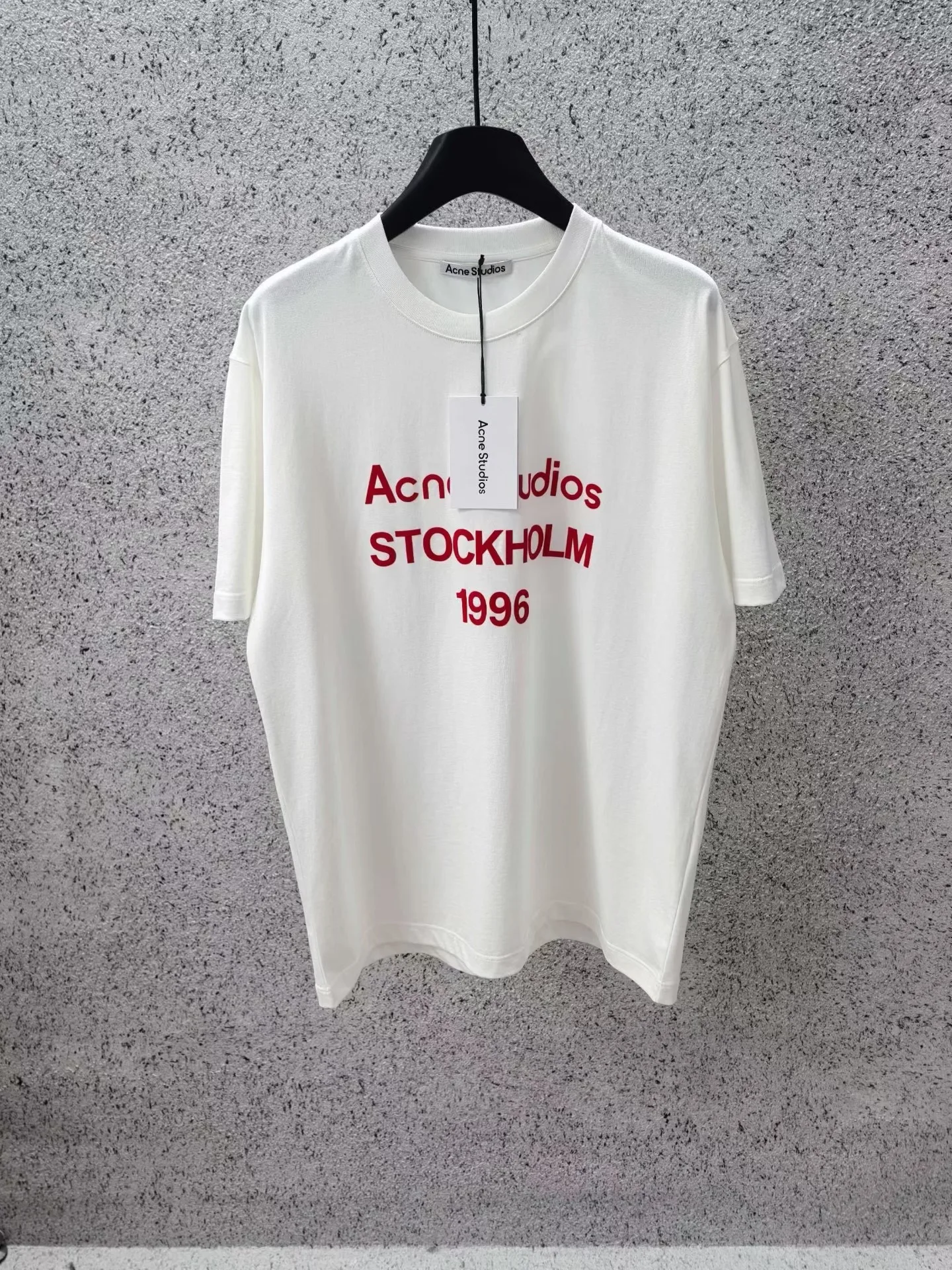 Acne Studios Logo-Print T Shirt (White)