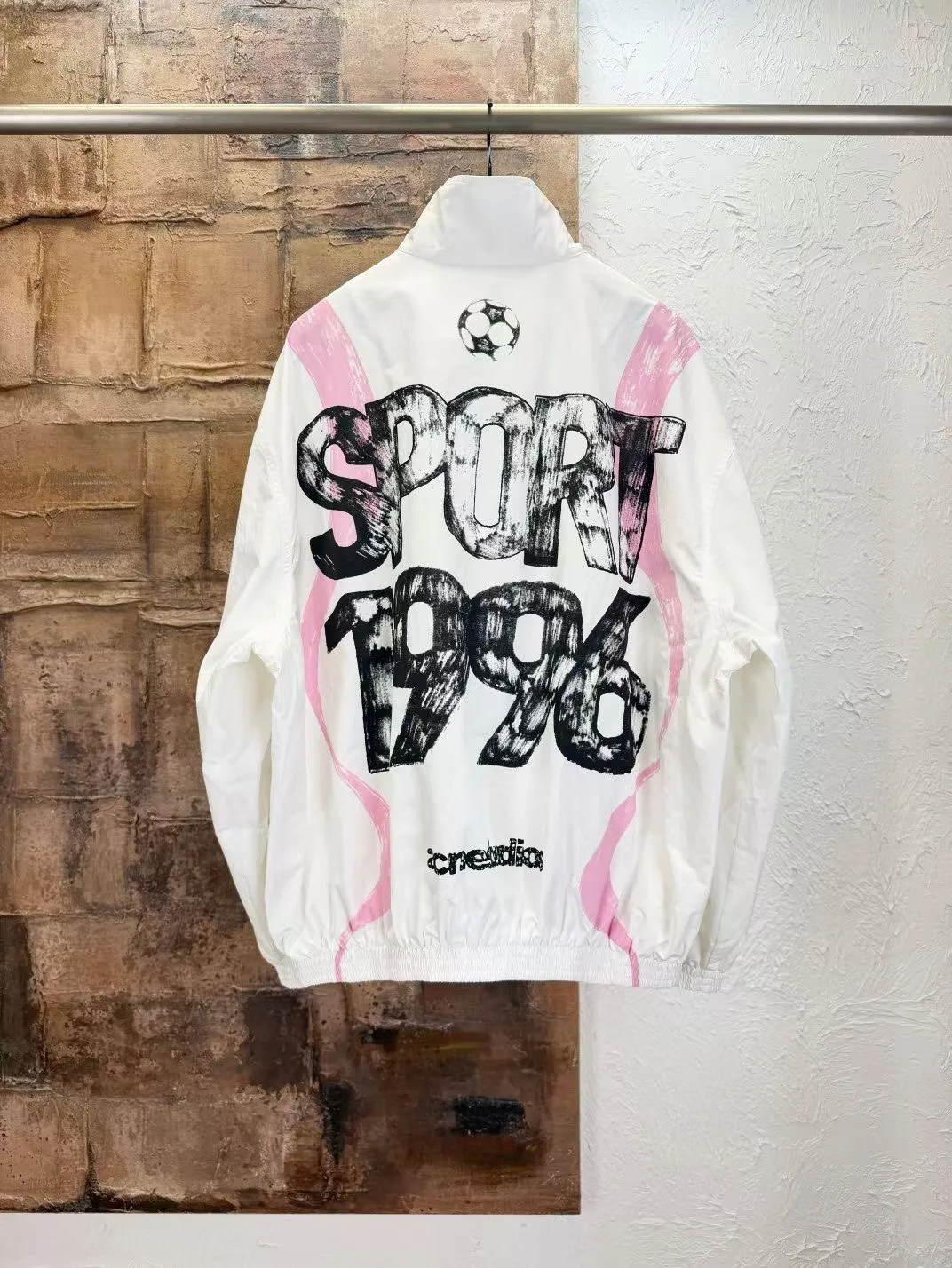 Technical jacket with logo (Optic White) — 圖 4