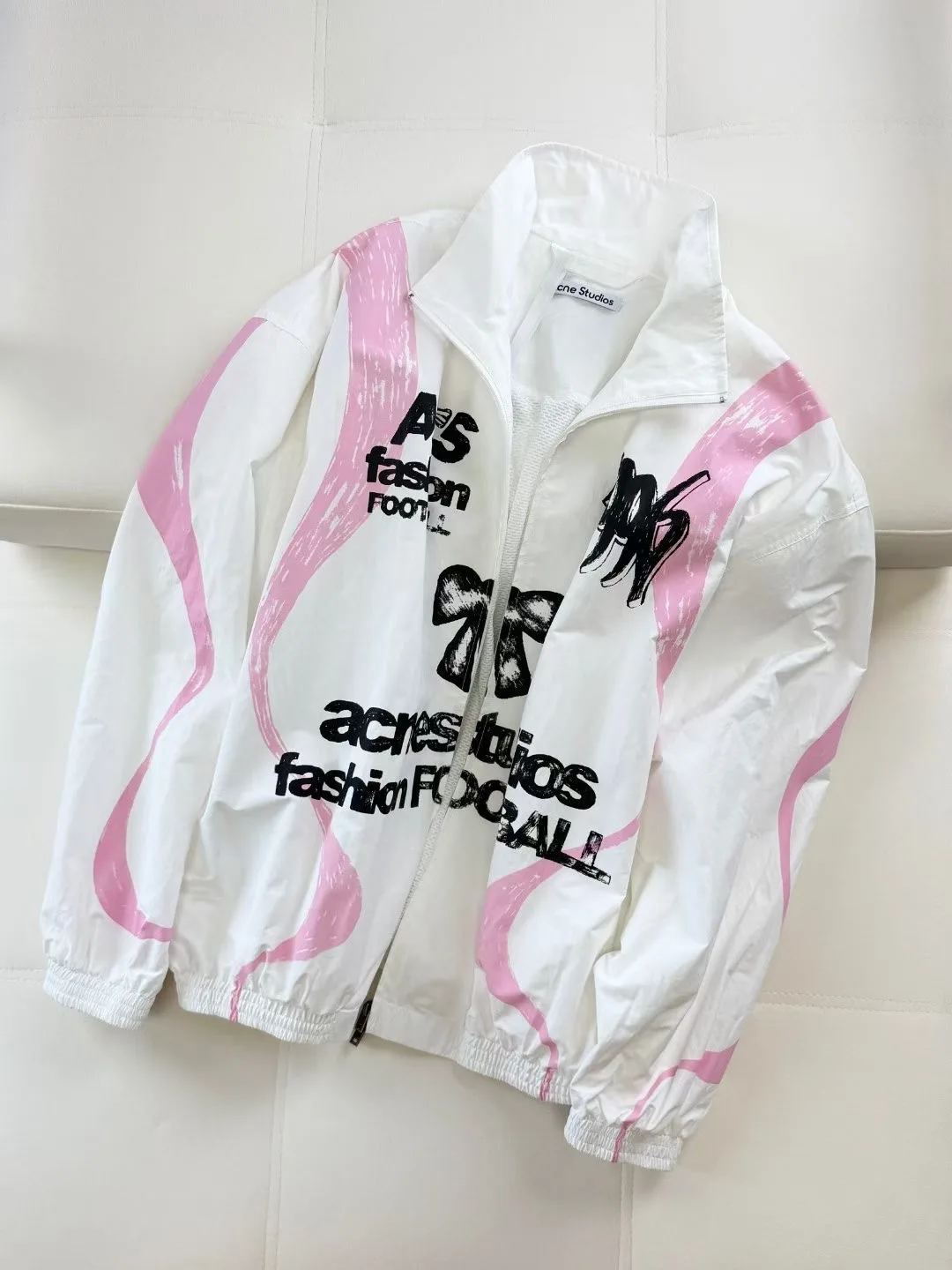 Technical jacket with logo (Optic White) — 圖 5