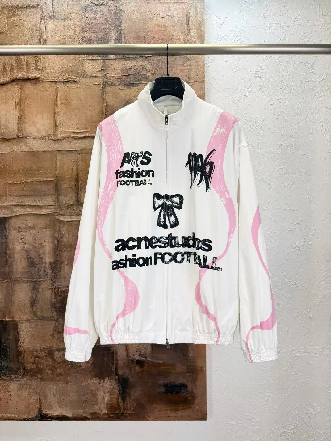 Technical jacket with logo (Optic White)