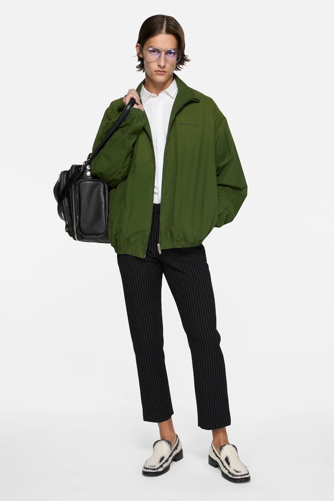 Acne Studios Washed Logo Jacket — view 14