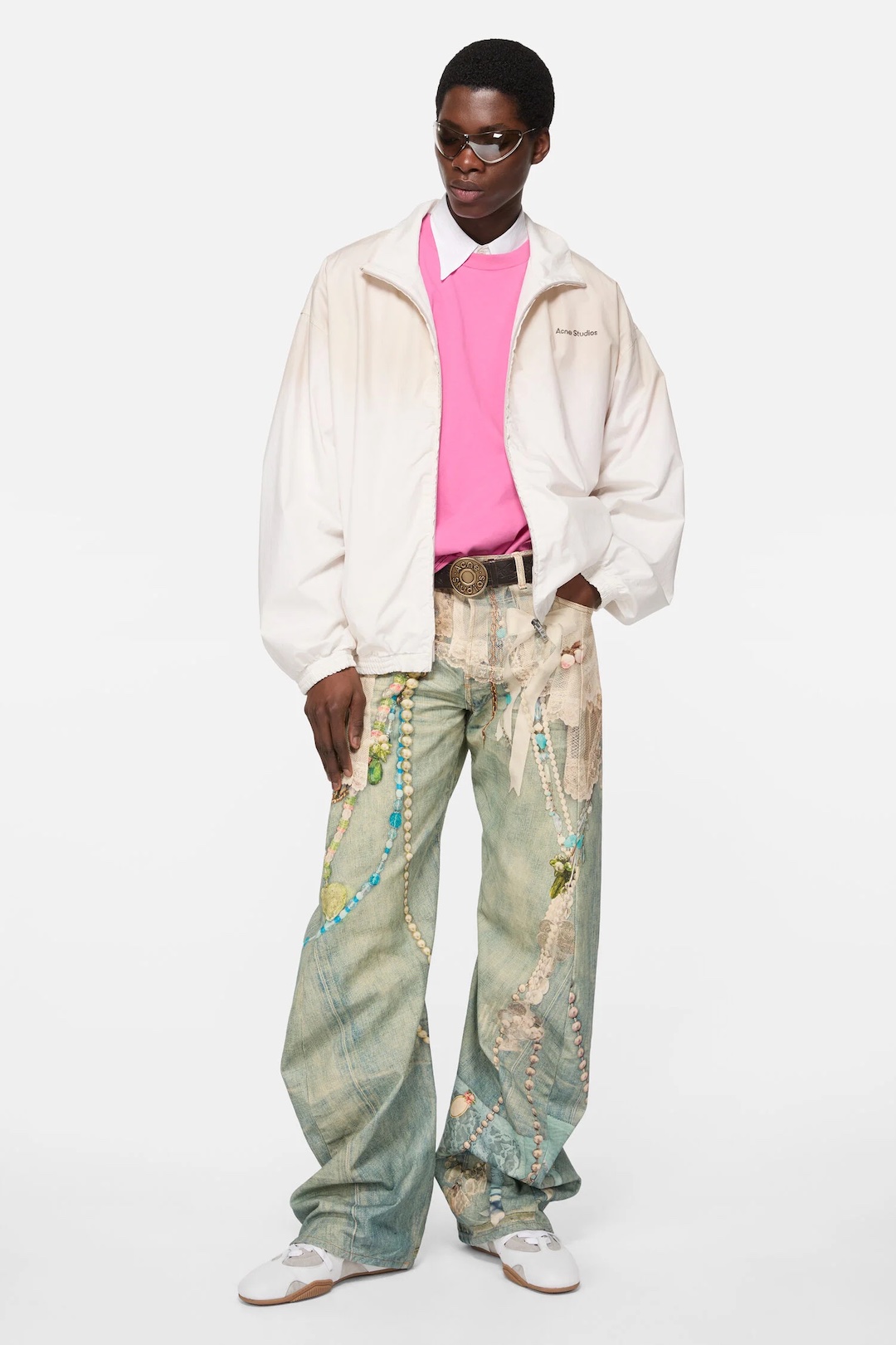 Acne Studios Washed Logo Jacket — view 8