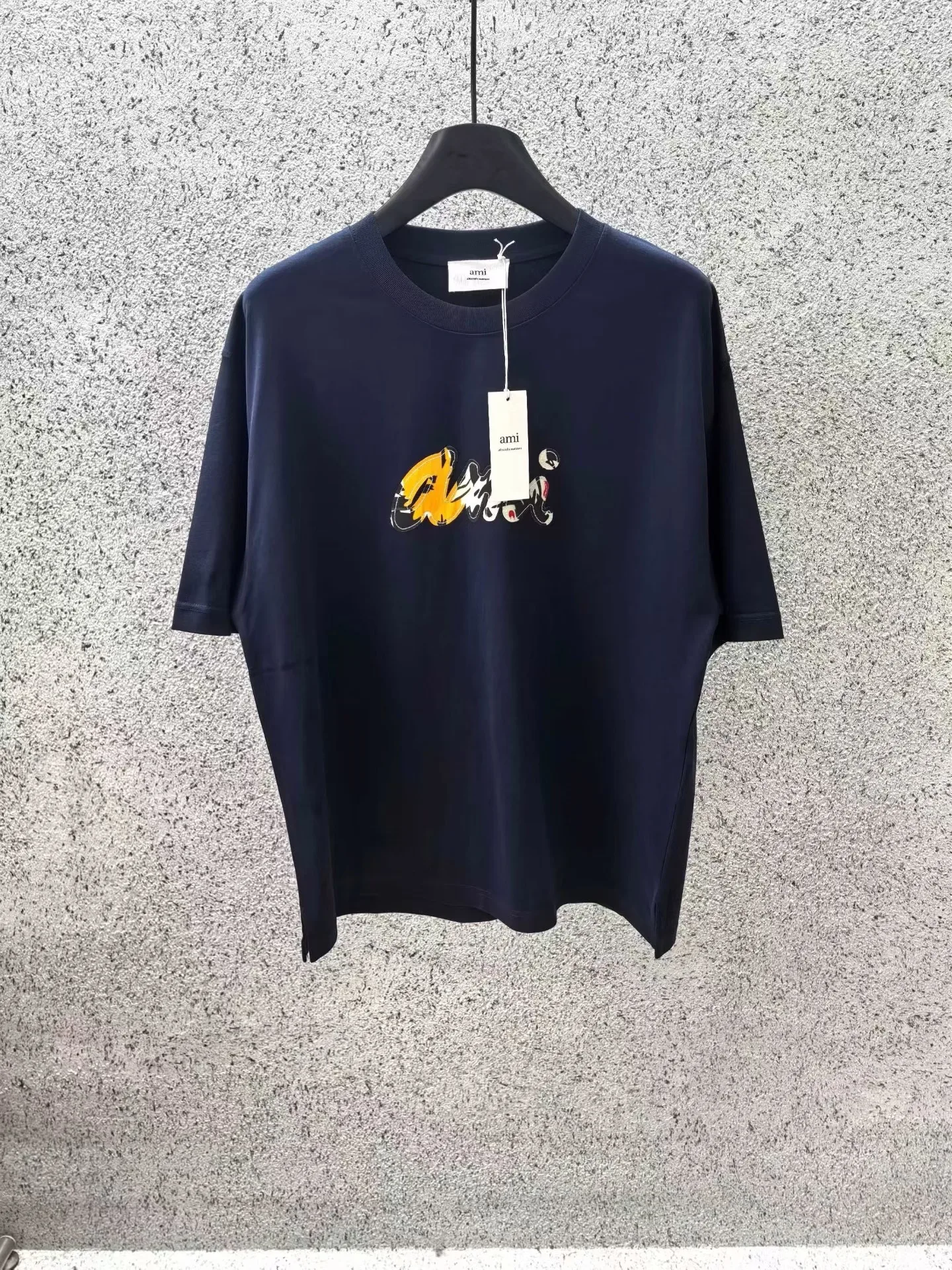 Ami Embroidered Logo (Navy)