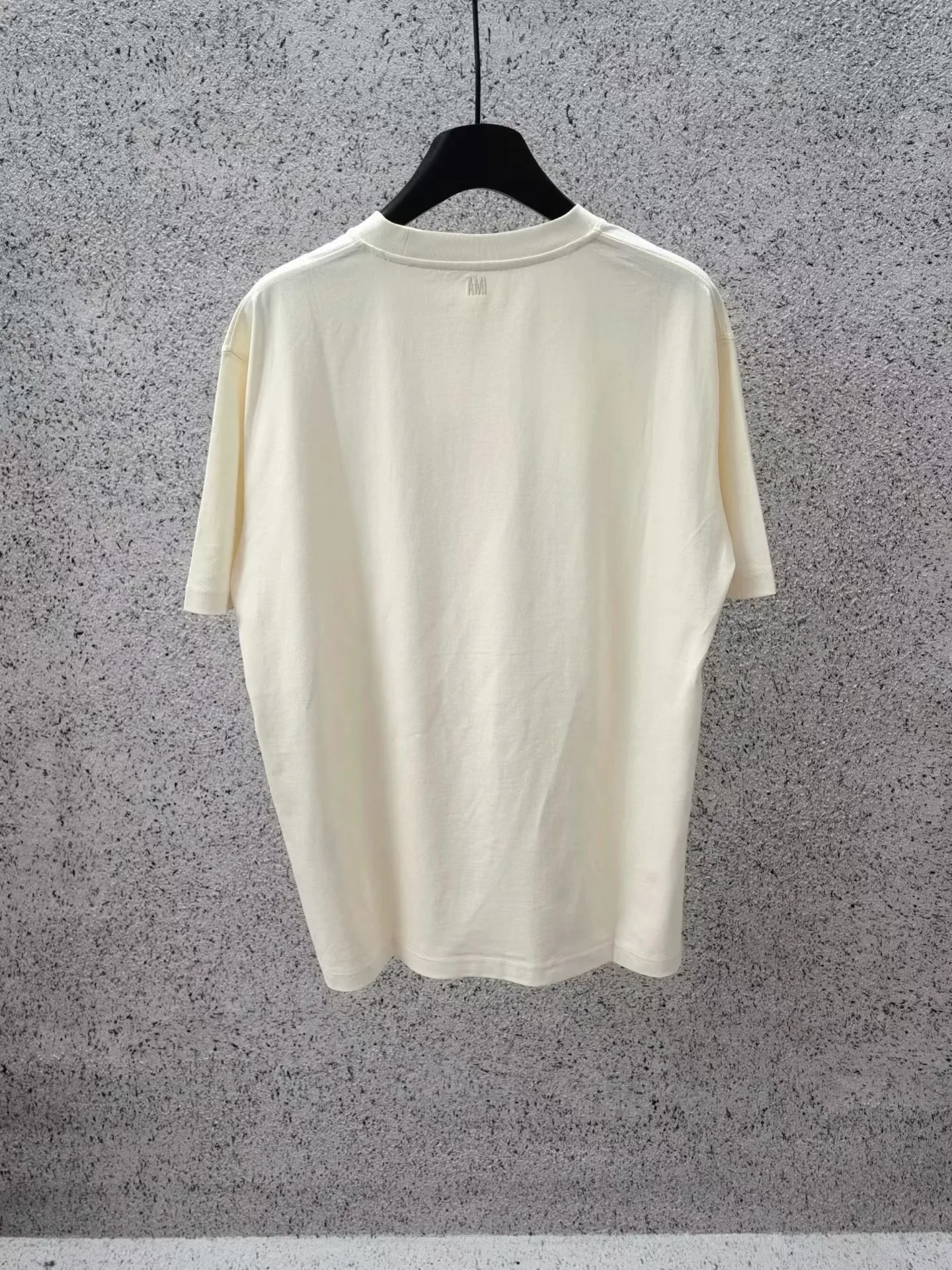 Ami Paris Ami de Coeur T-shirt (Yellow) — 보기 3