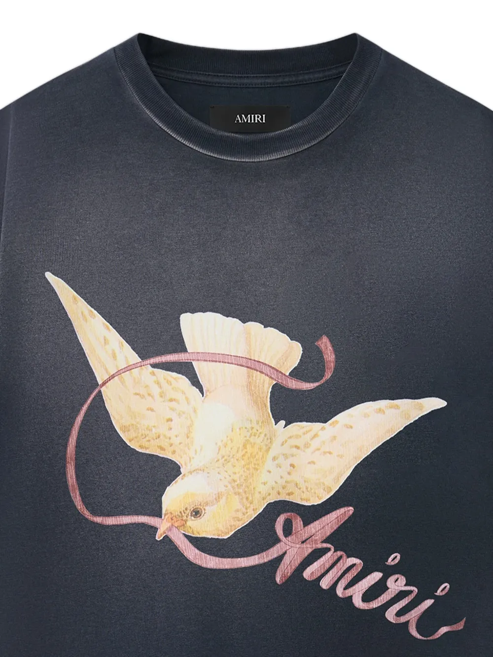 Bird-Print Oversized T-Shirt — view 2
