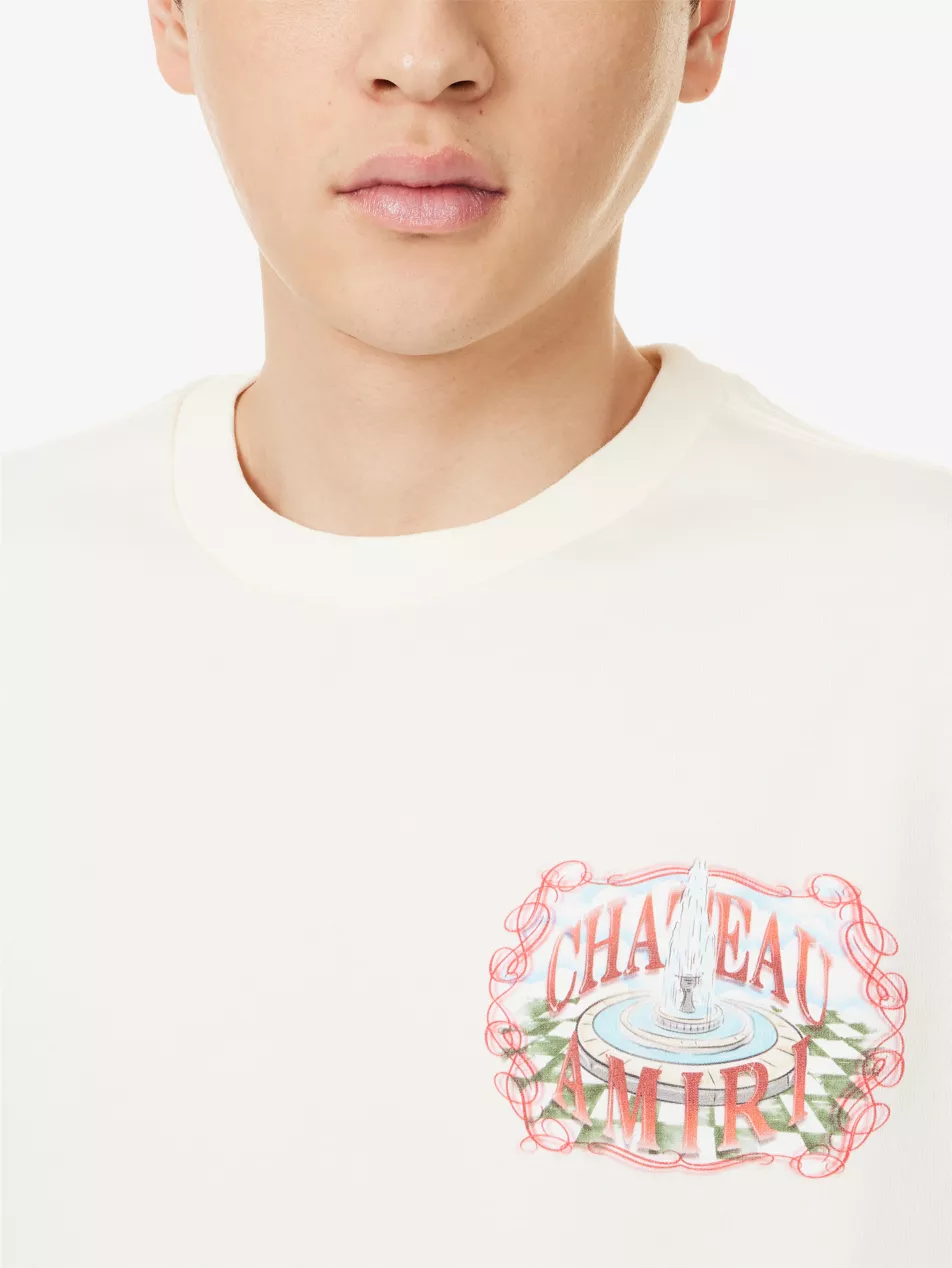 Chateau Sketch Oversized Cotton-Jersey T-Shirt — view 4