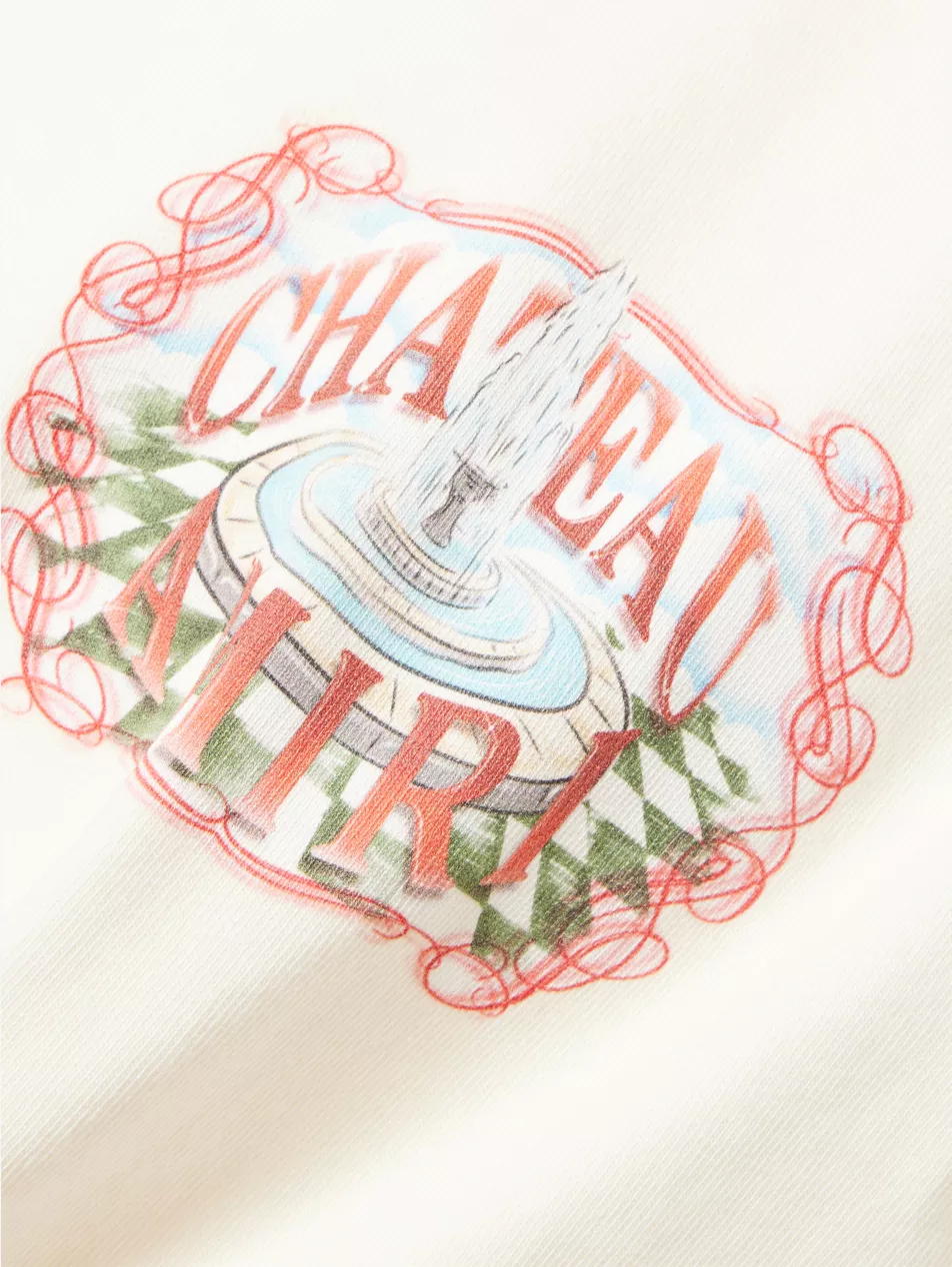 Chateau Sketch Oversized Cotton-Jersey T-Shirt — view 5