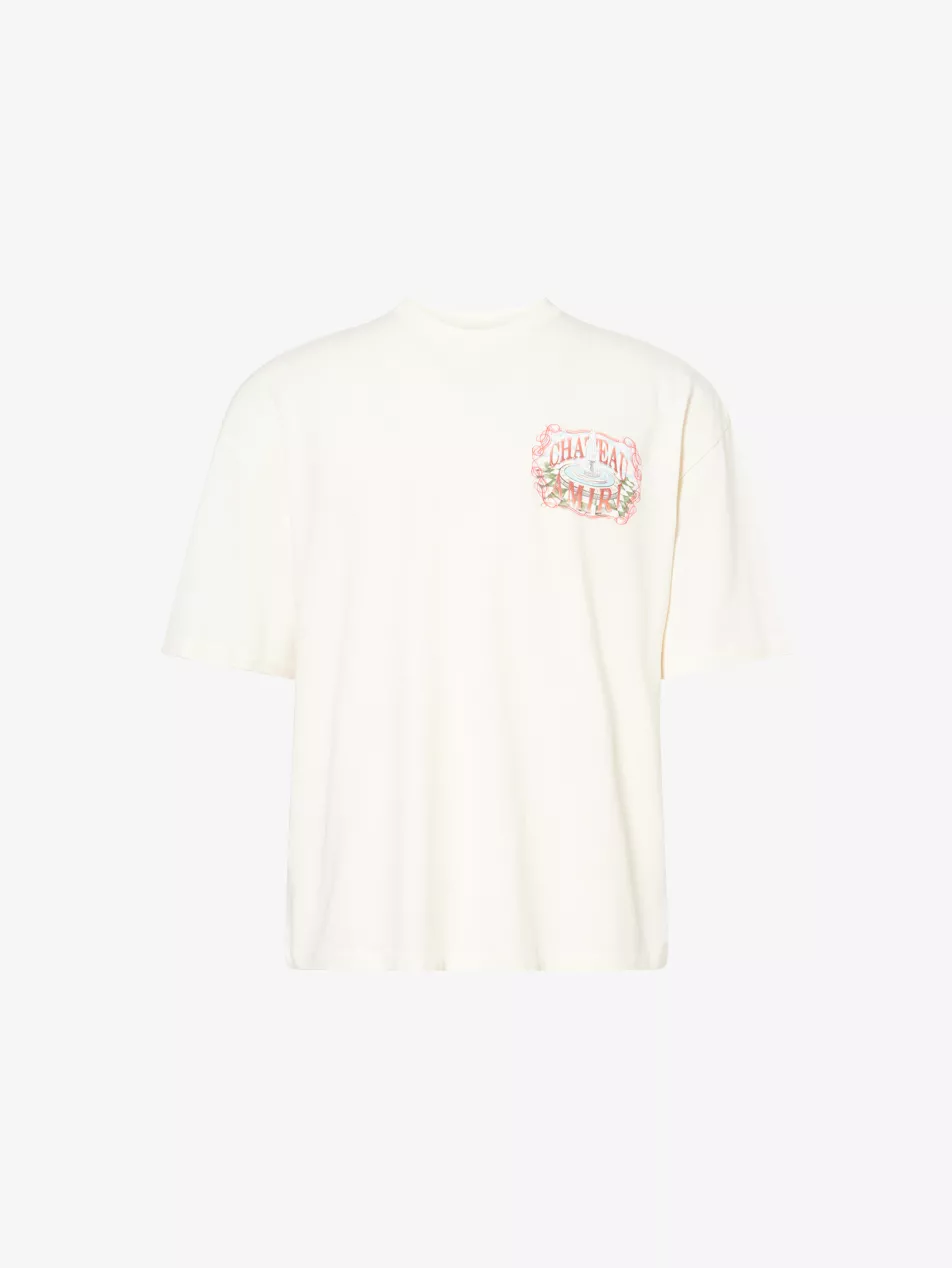 Chateau Sketch Oversized Cotton-Jersey T-Shirt