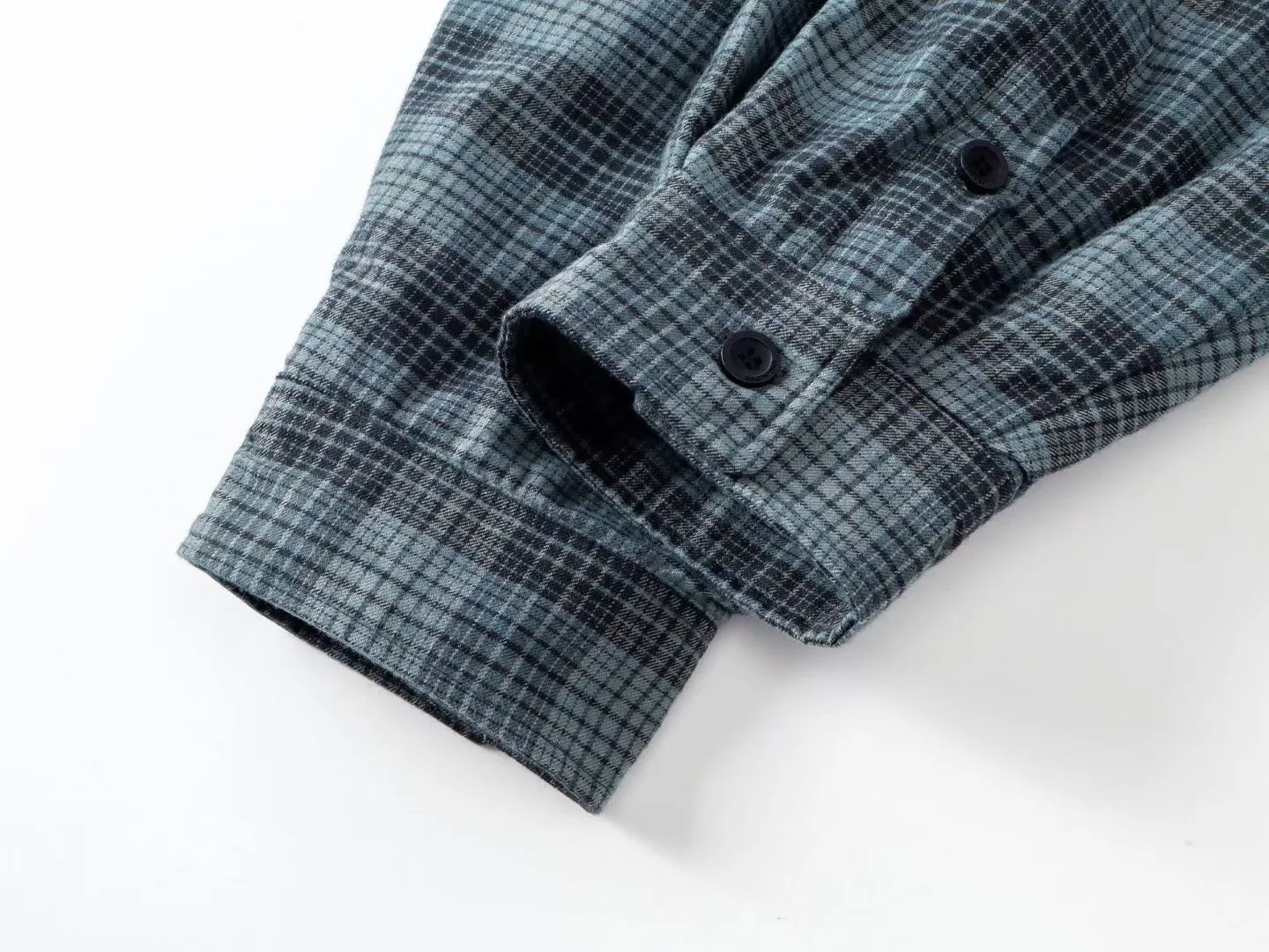 Balenciaga Checked Shirt (Blue) — ビュー 4