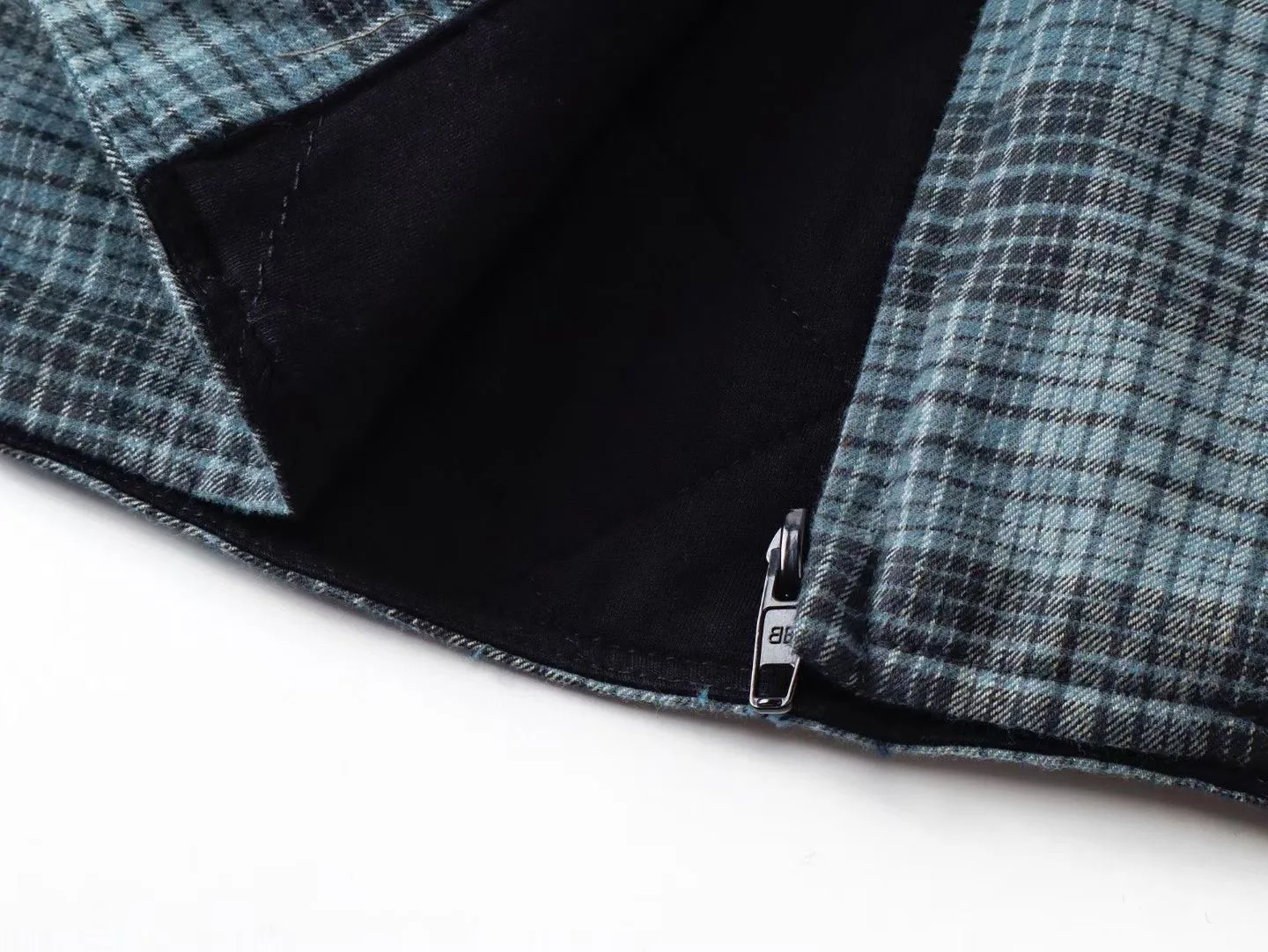 Balenciaga Checked Shirt (Blue) — ビュー 5
