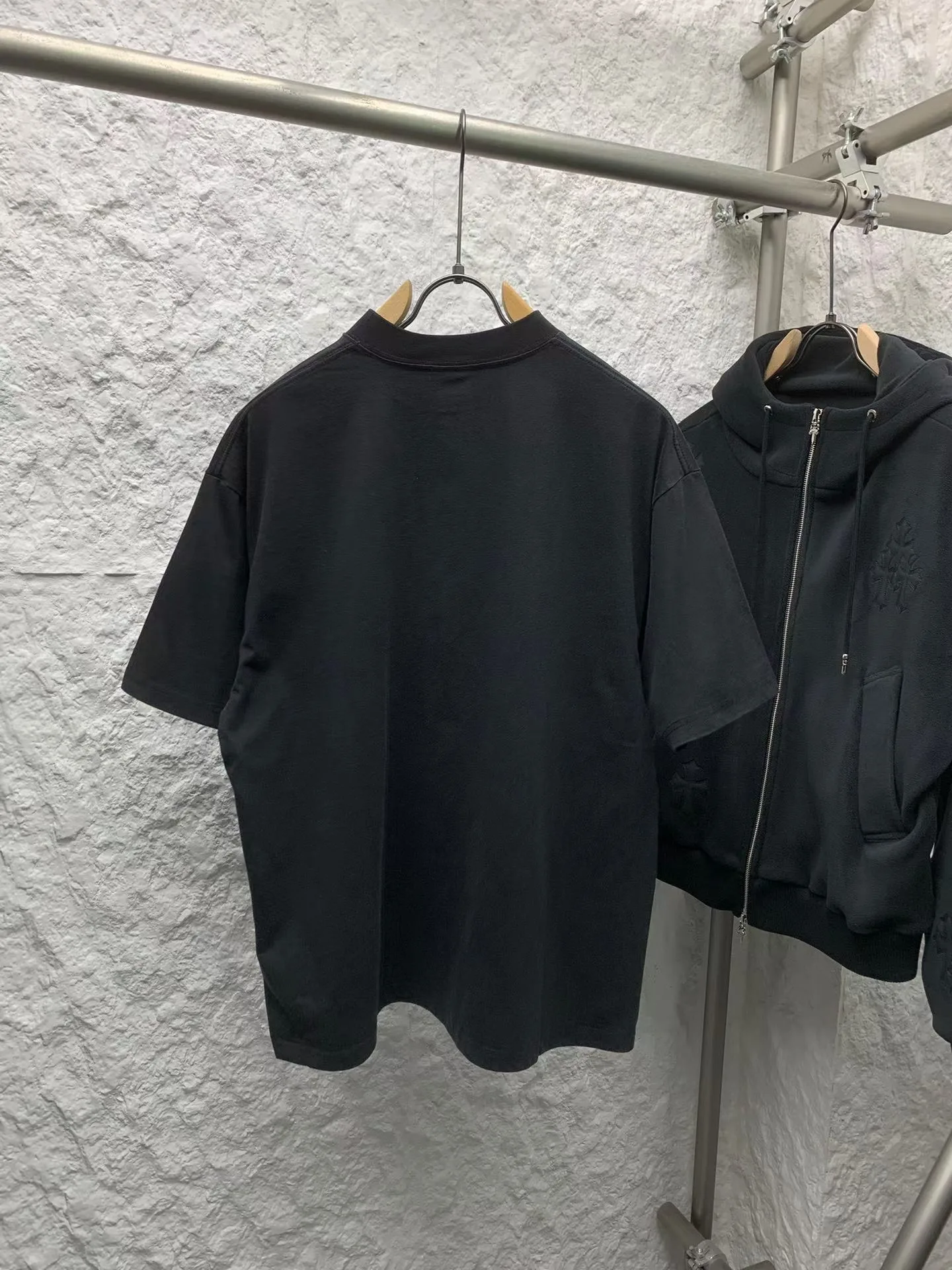 Crayon Loop T-Shirt (Black) — ビュー 2