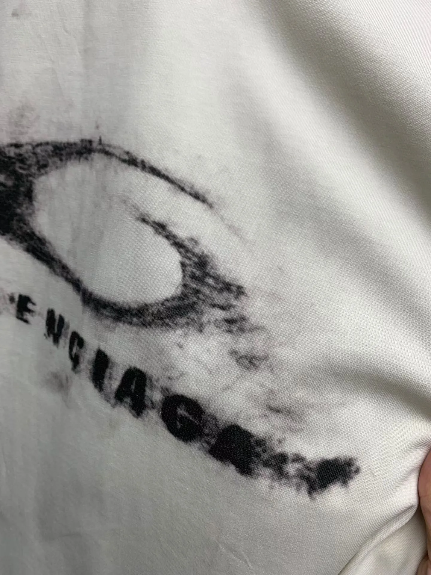 Crayon Loop T-Shirt (White) — ビュー 3