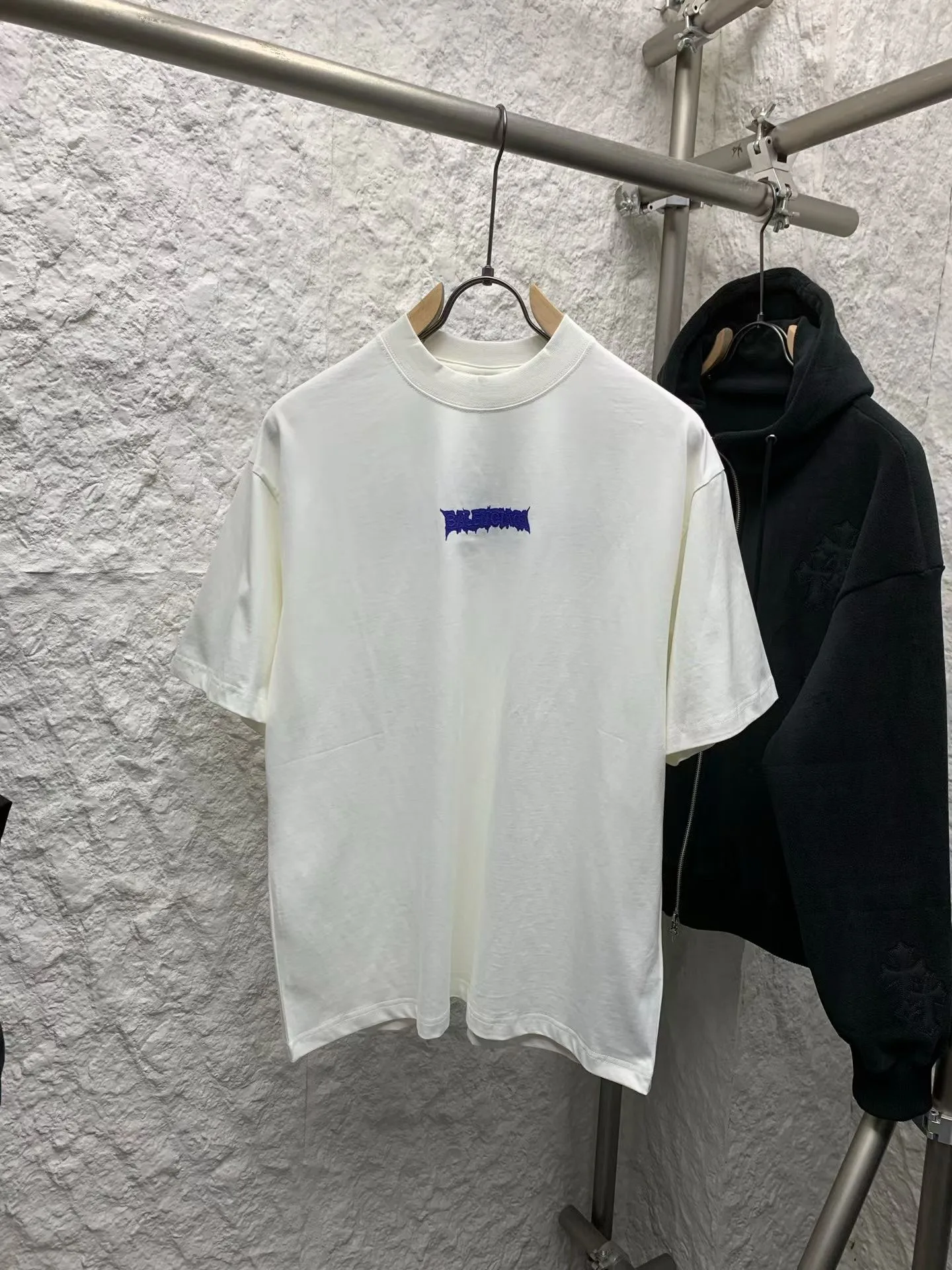 Embroidered T Shirt (White)