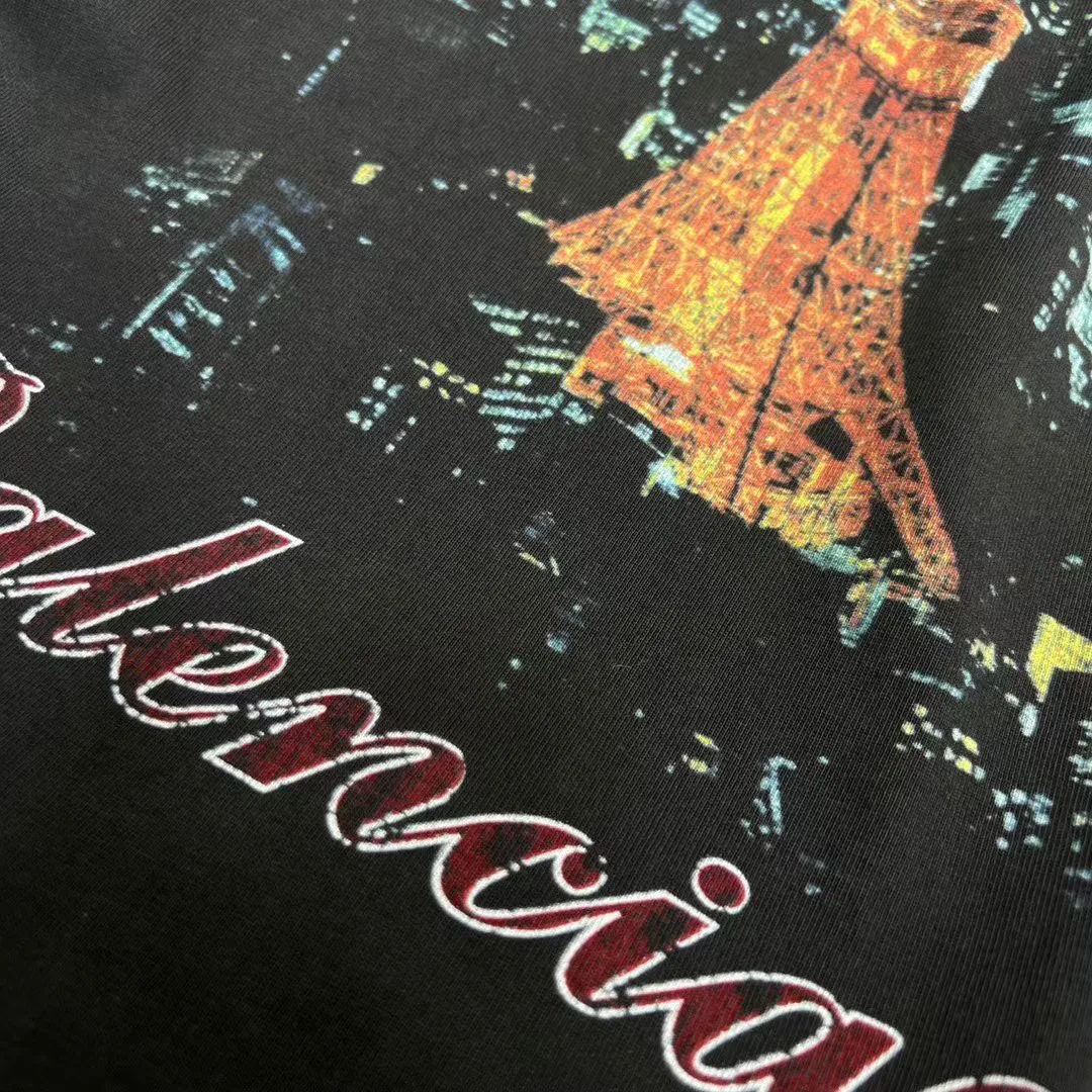 Balenciaga Ginza Tokyo Tower Tee (Black) — view 5