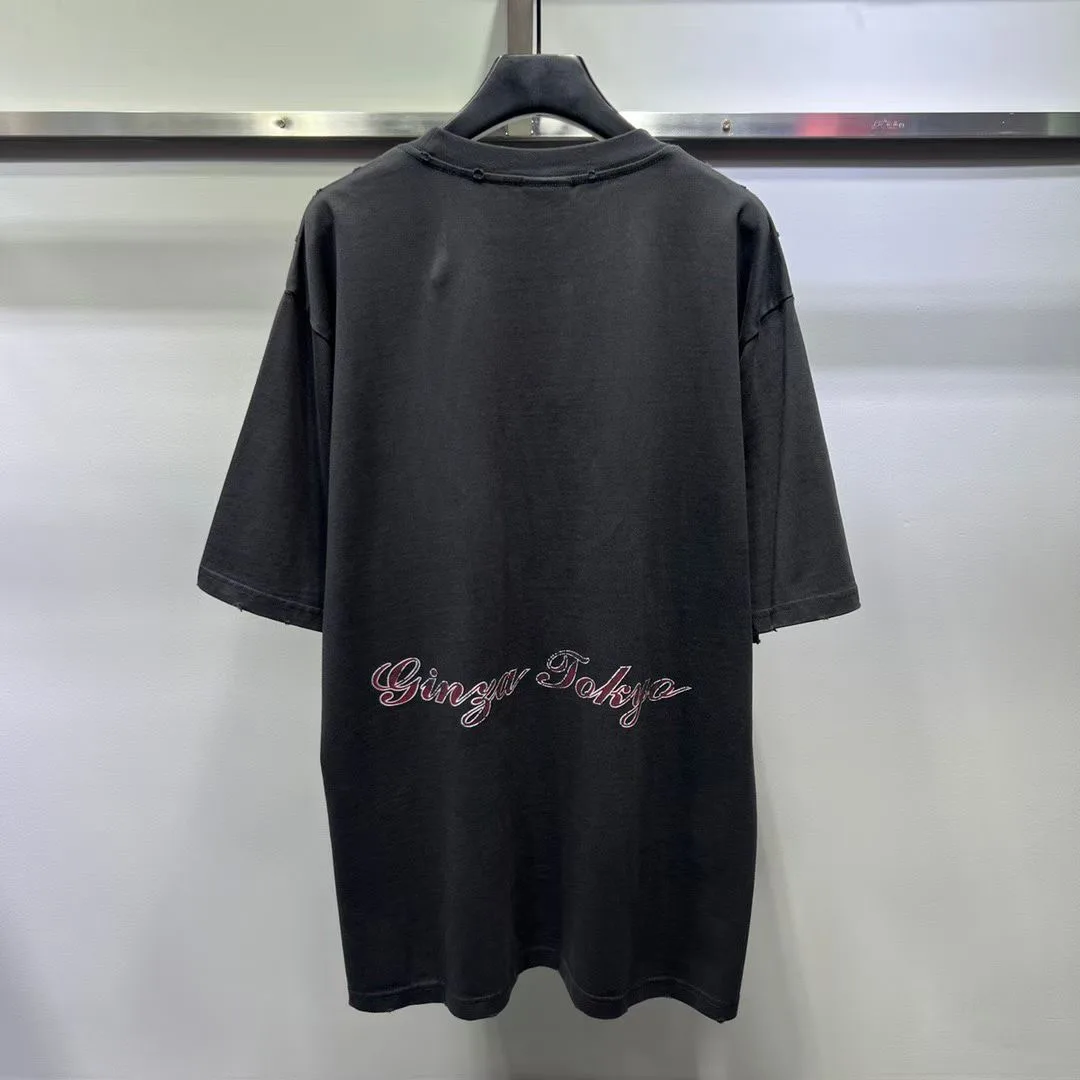 Balenciaga Ginza Tokyo Tower Tee (Black) — view 6