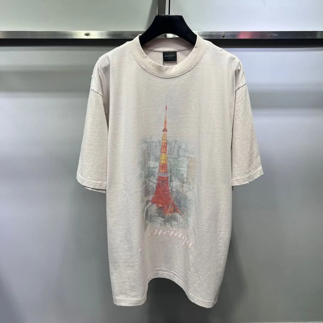 Balenciaga Ginza Tokyo Tower Tee (White)