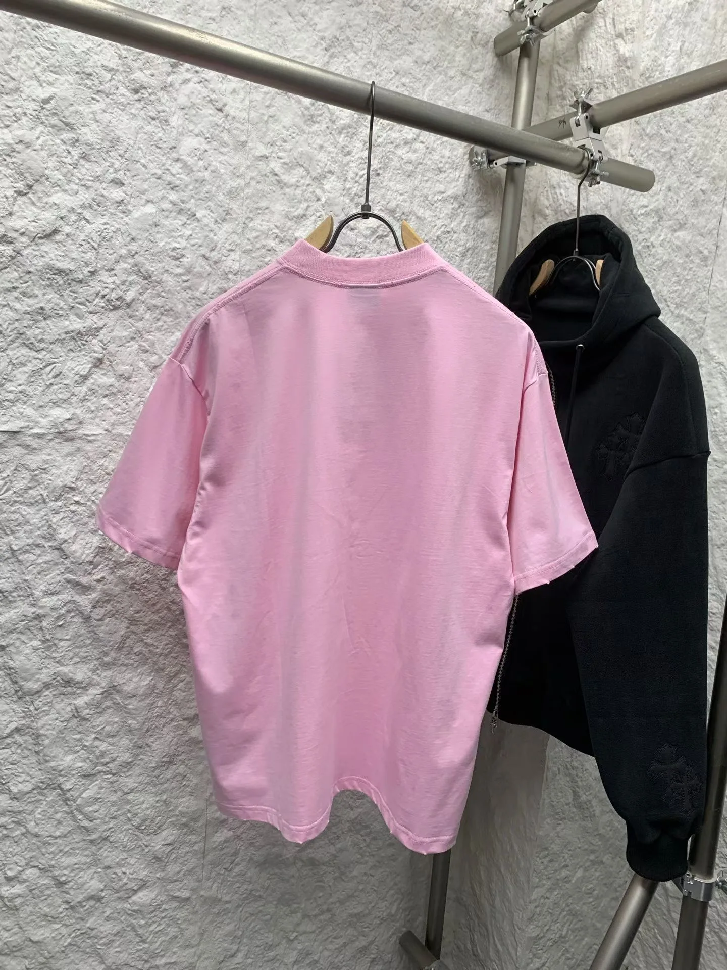 Balenciaga graphic-print t-shirt (Pink) — ビュー 6