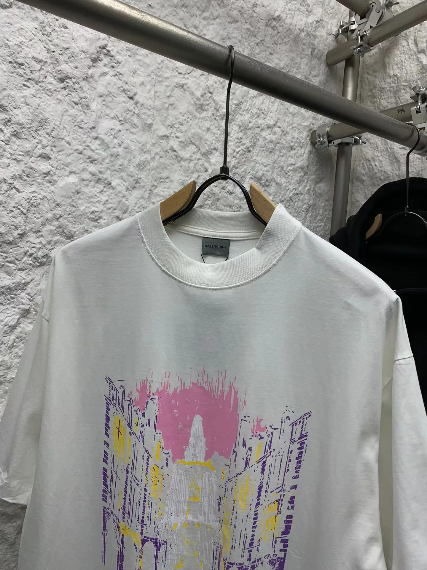 Balenciaga graphic-print t-shirt (White) — ビュー 5