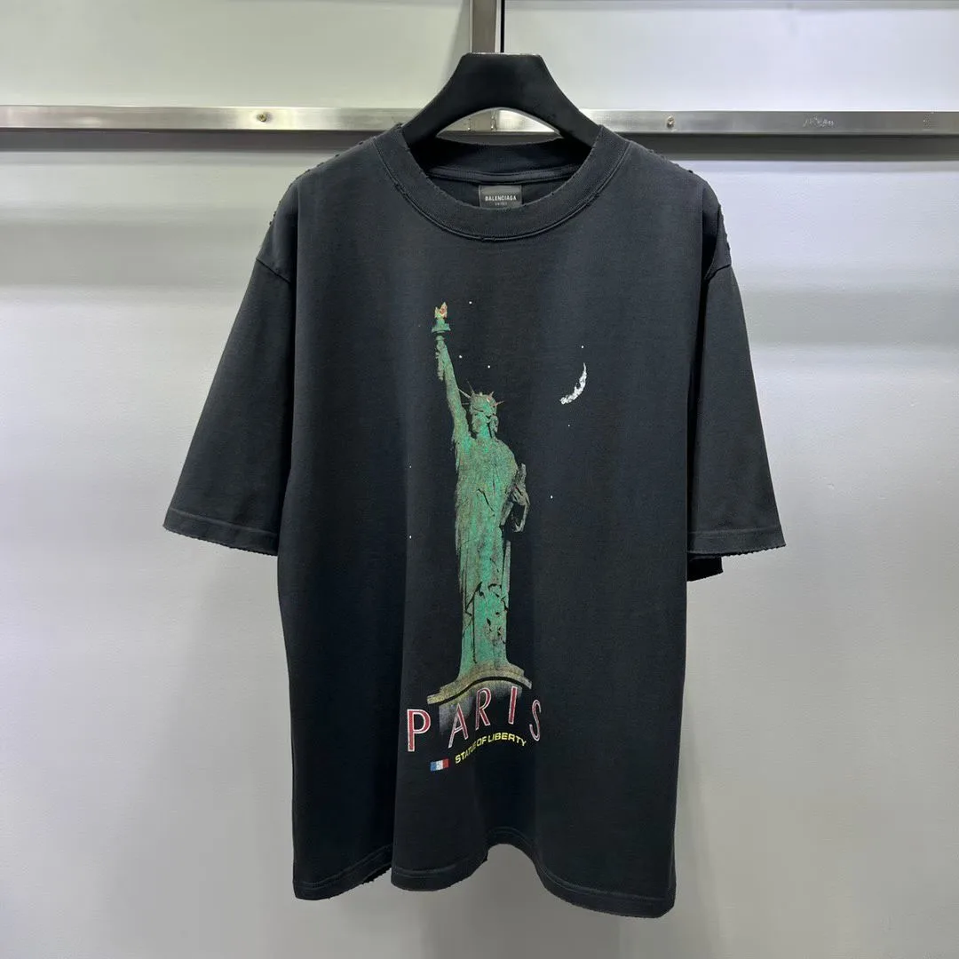 Balenciaga Paris Liberty T-Shirt (Black)