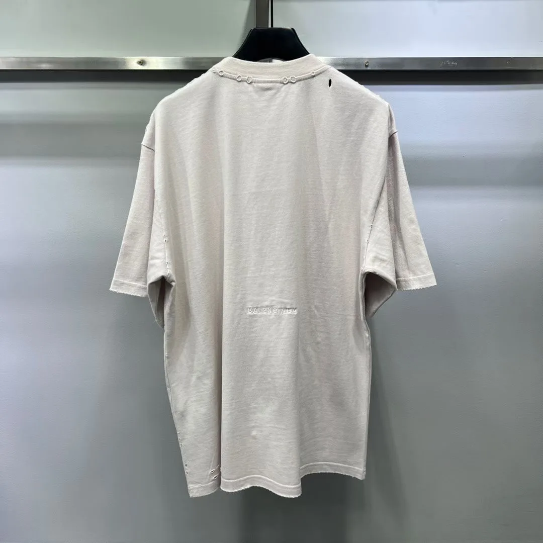 Balenciaga Paris Liberty T-Shirt (White) — ビュー 2