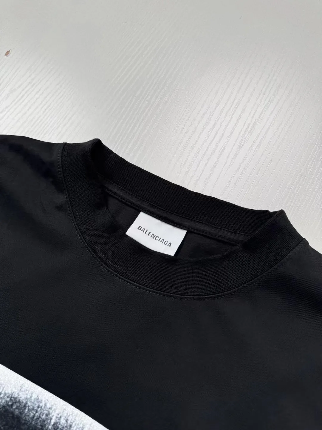 The Song Of The Highest Tower Oversized T-shirt in Black — view 2