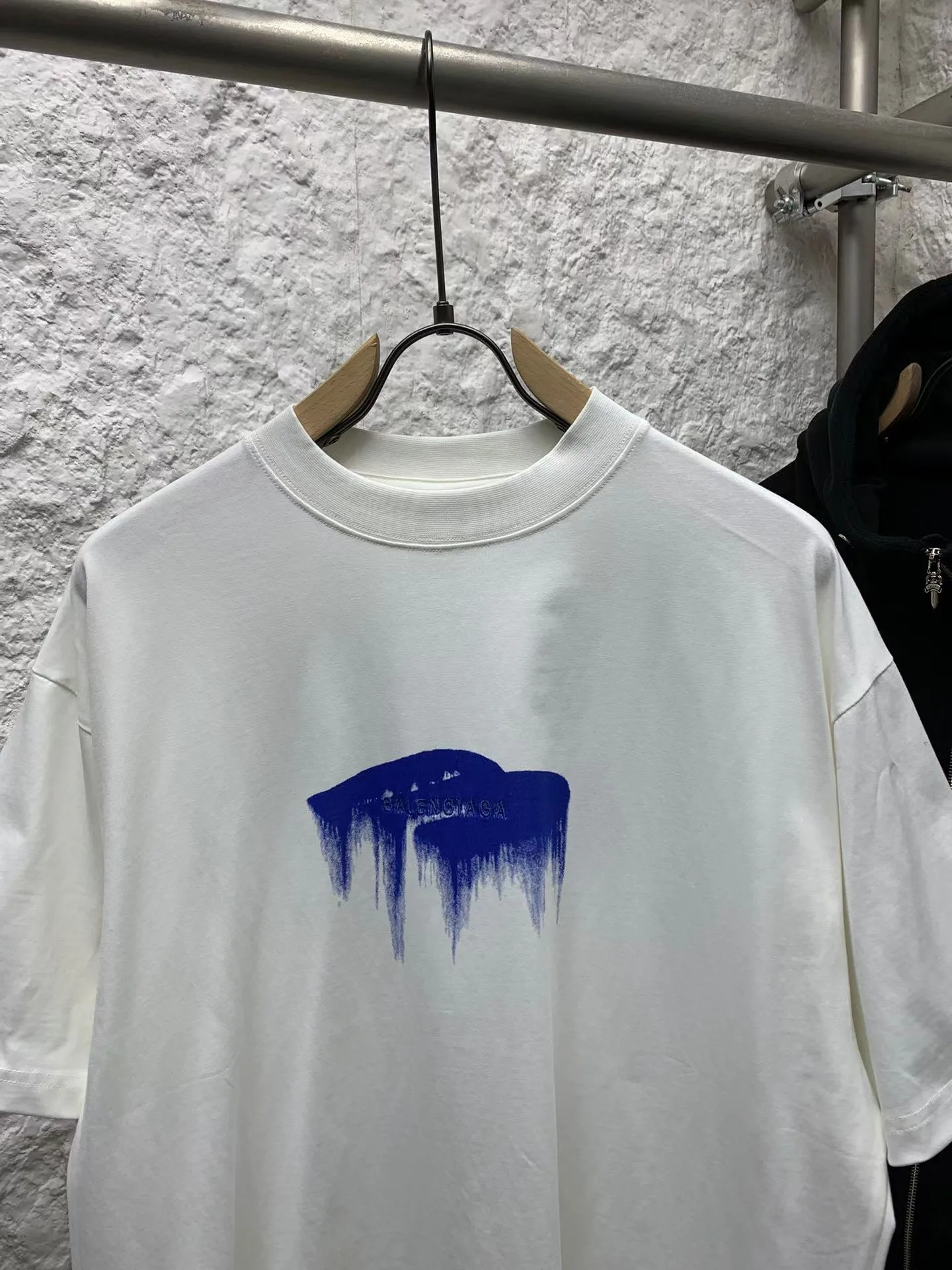 Wet Brush Oversized T-shirt in White — 图 2