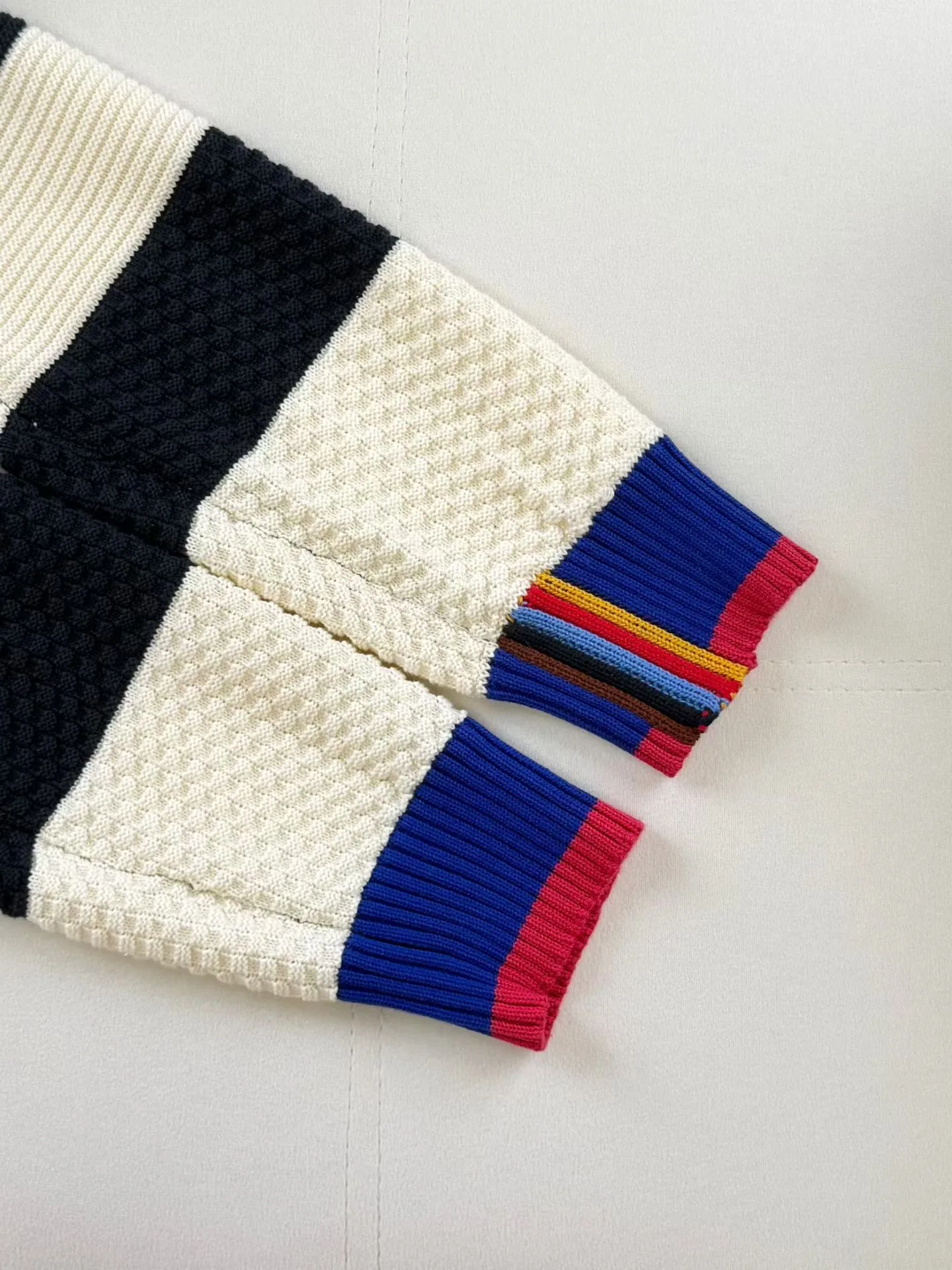 Barbour Paul Smith Loves Barbour Southwold Striped Crew Neck Jumper (Ecru) — 图 7