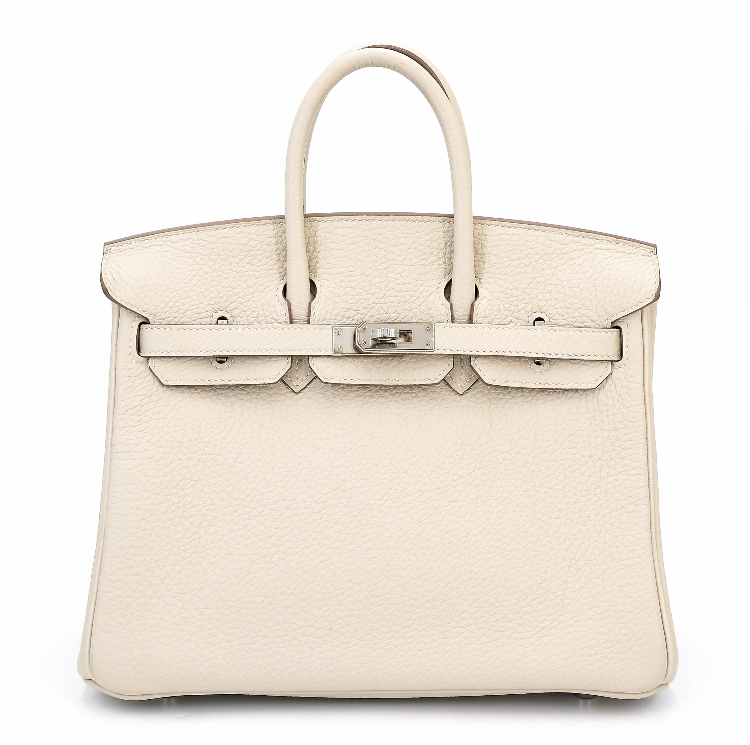 Hermès Birkin 25 Togo (Germany) Craie (10) Palladium