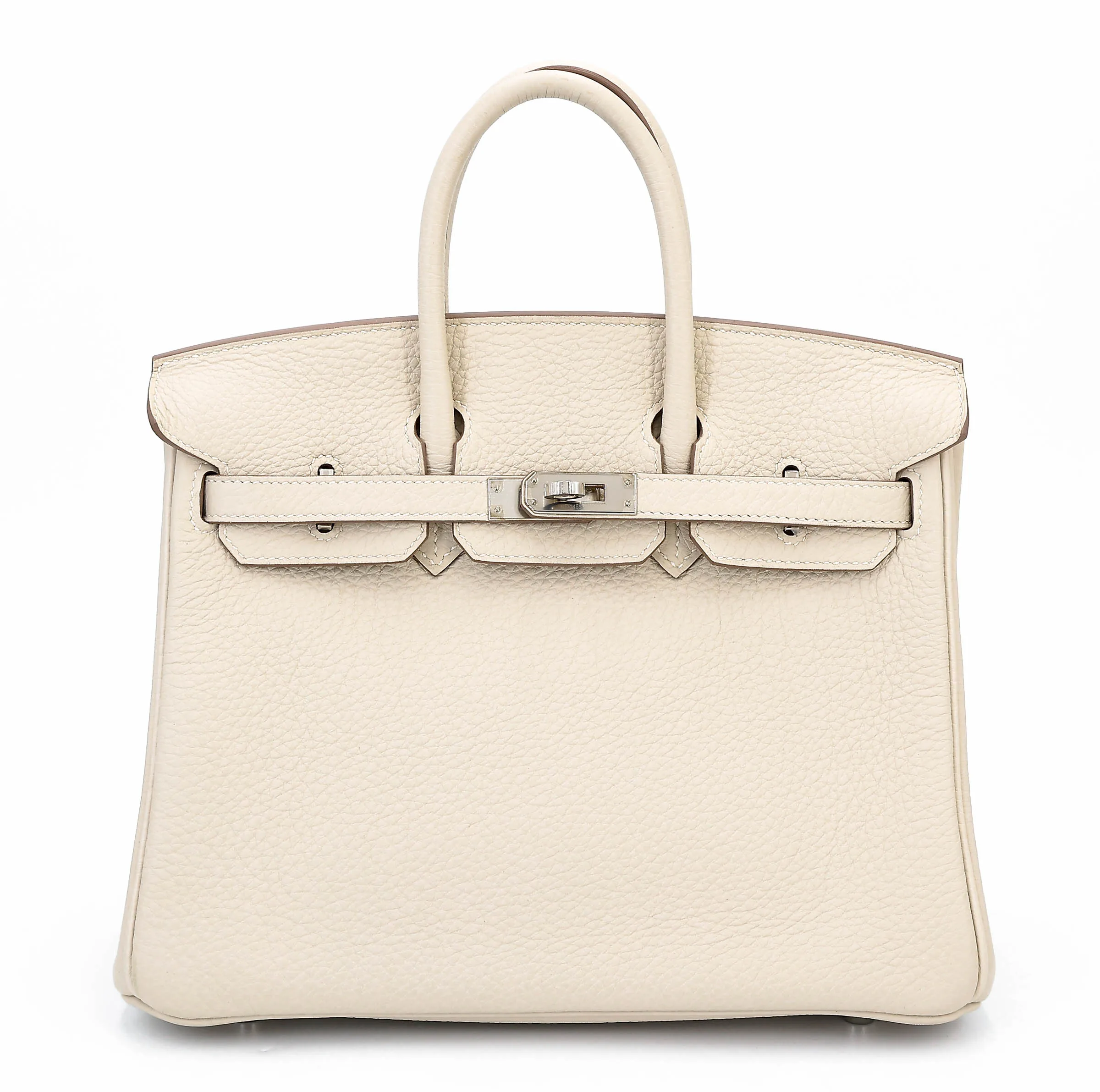 Hermès Birkin 25 Togo (Germany) Craie (10) Palladium