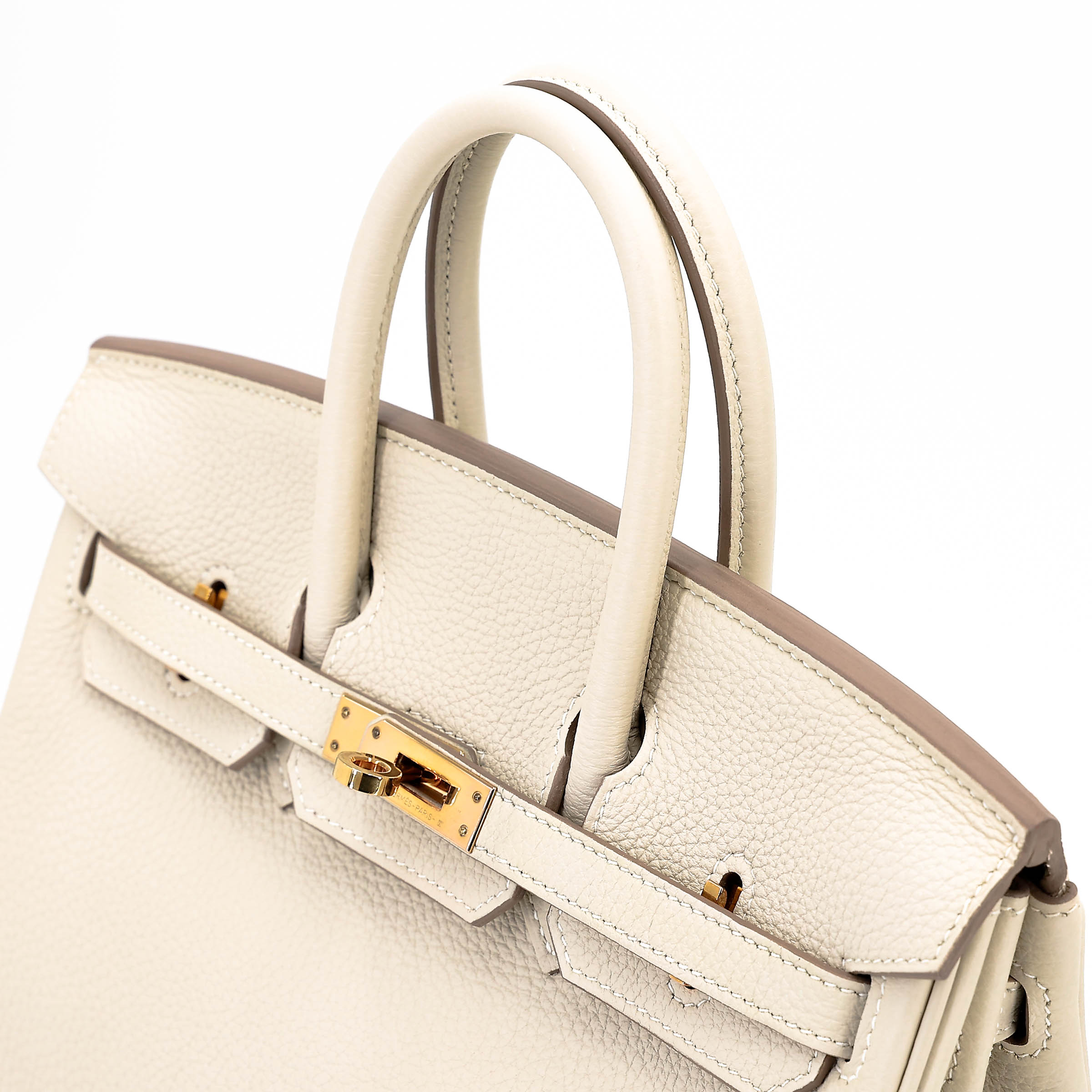 Hermès Birkin 25 Togo (Germany) Craie (10) Rose Gold — view 3