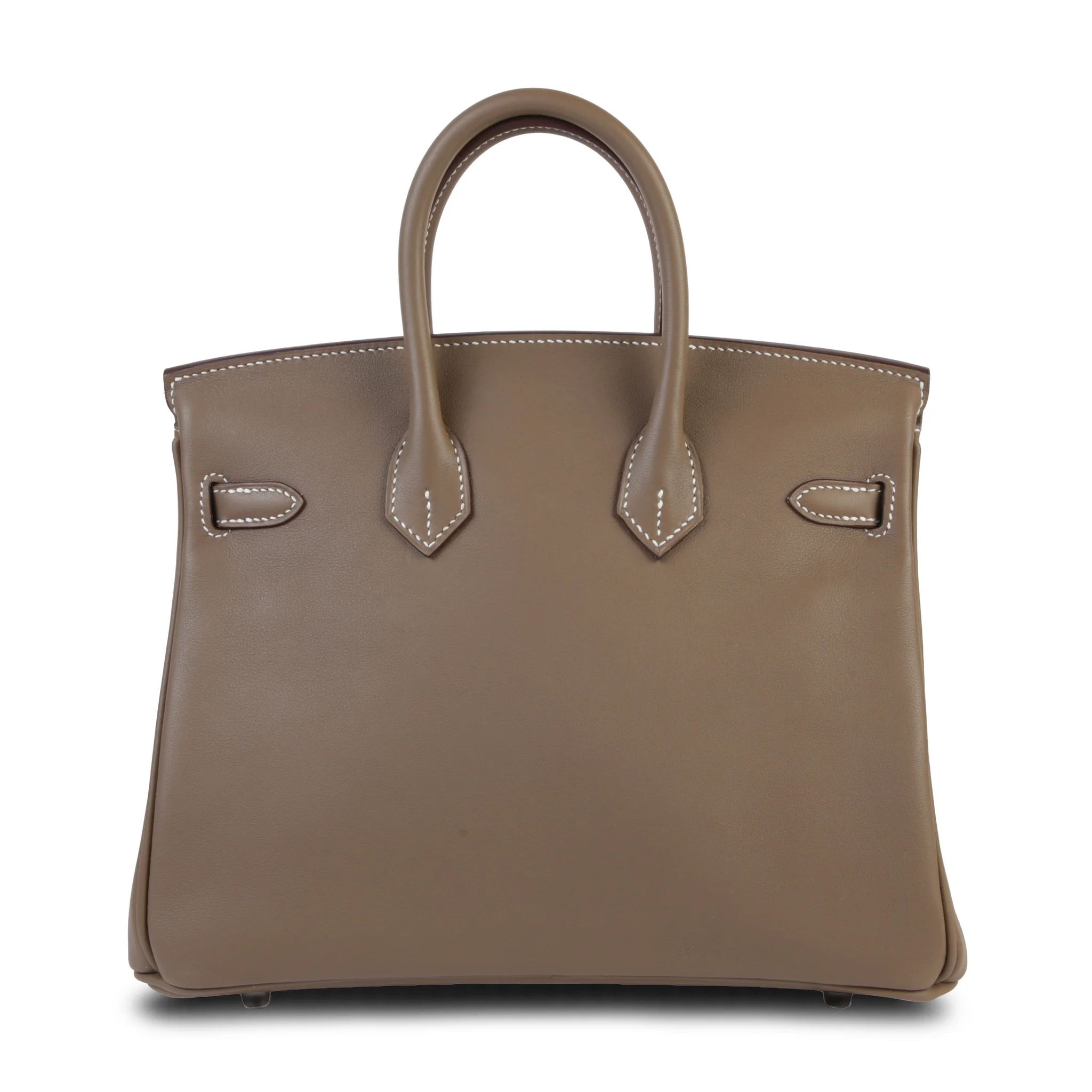 Hermès Birkin 25 Swift (France) Etoupe (18) Palladium — view 2