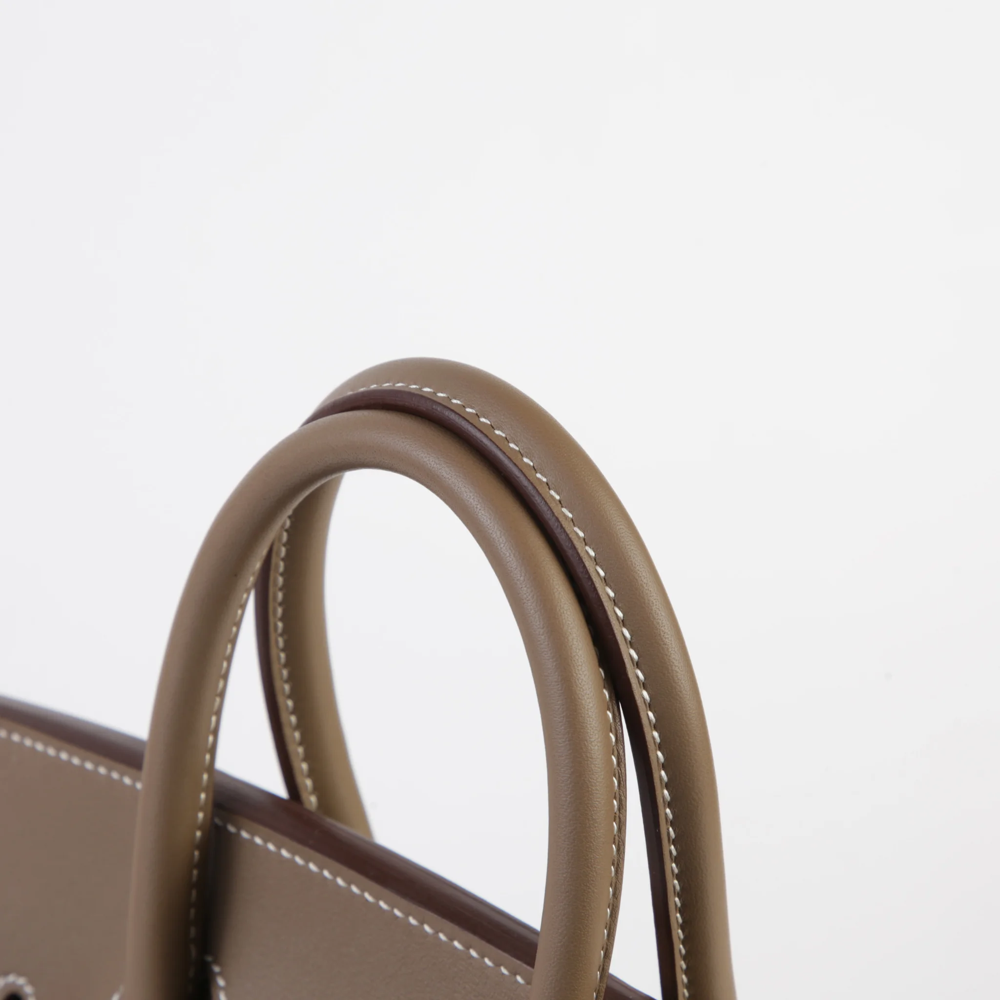 Hermès Birkin 25 Swift (France) Etoupe (18) Palladium — view 3