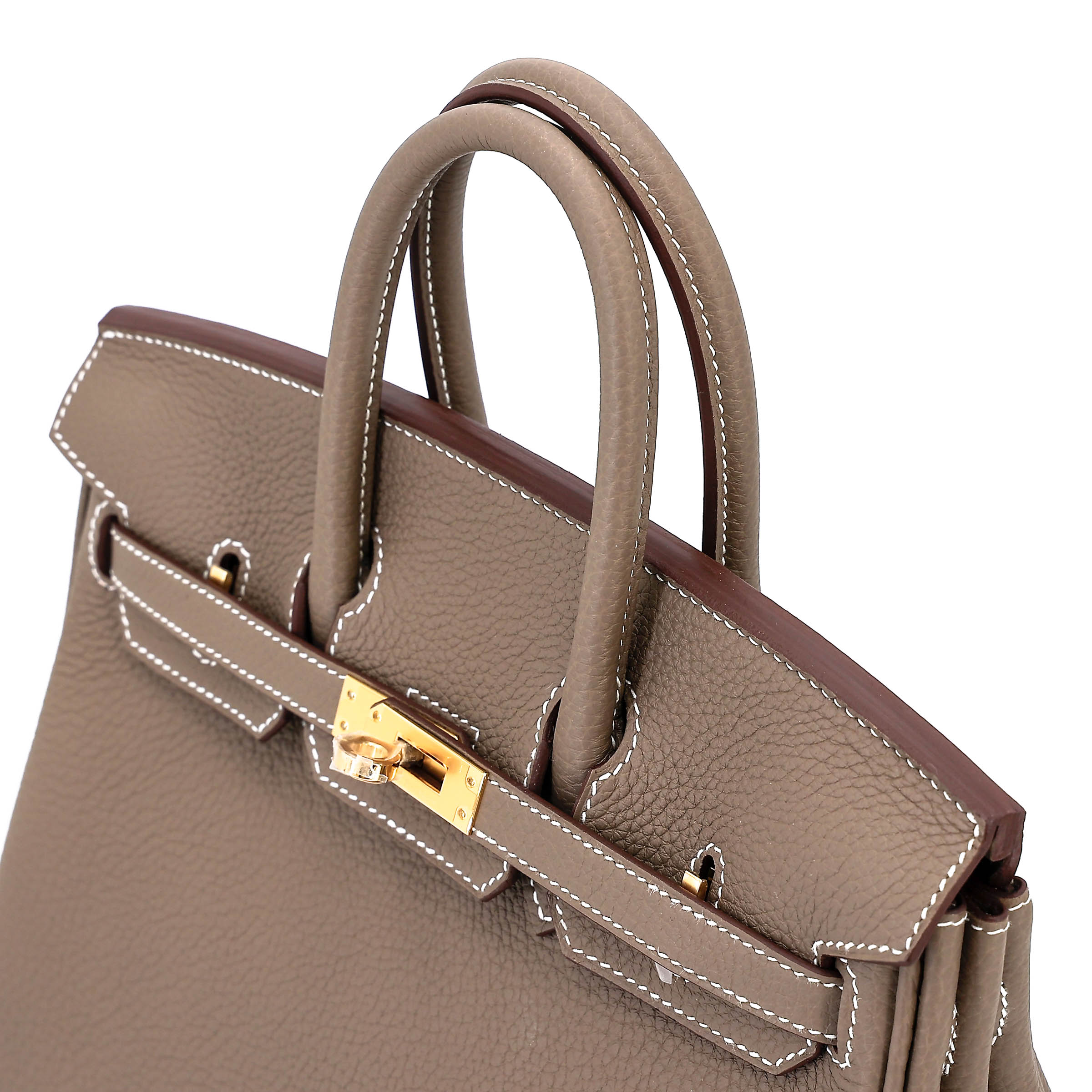Hermès Birkin 25 Togo (Germany) Etoupe (18) Gold — view 3
