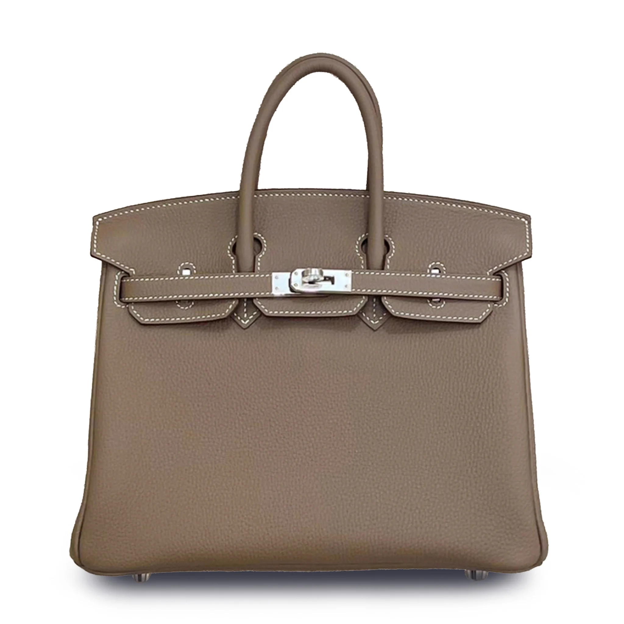 Hermès Birkin 25 Togo (Germany) Etoupe (18) Palladium