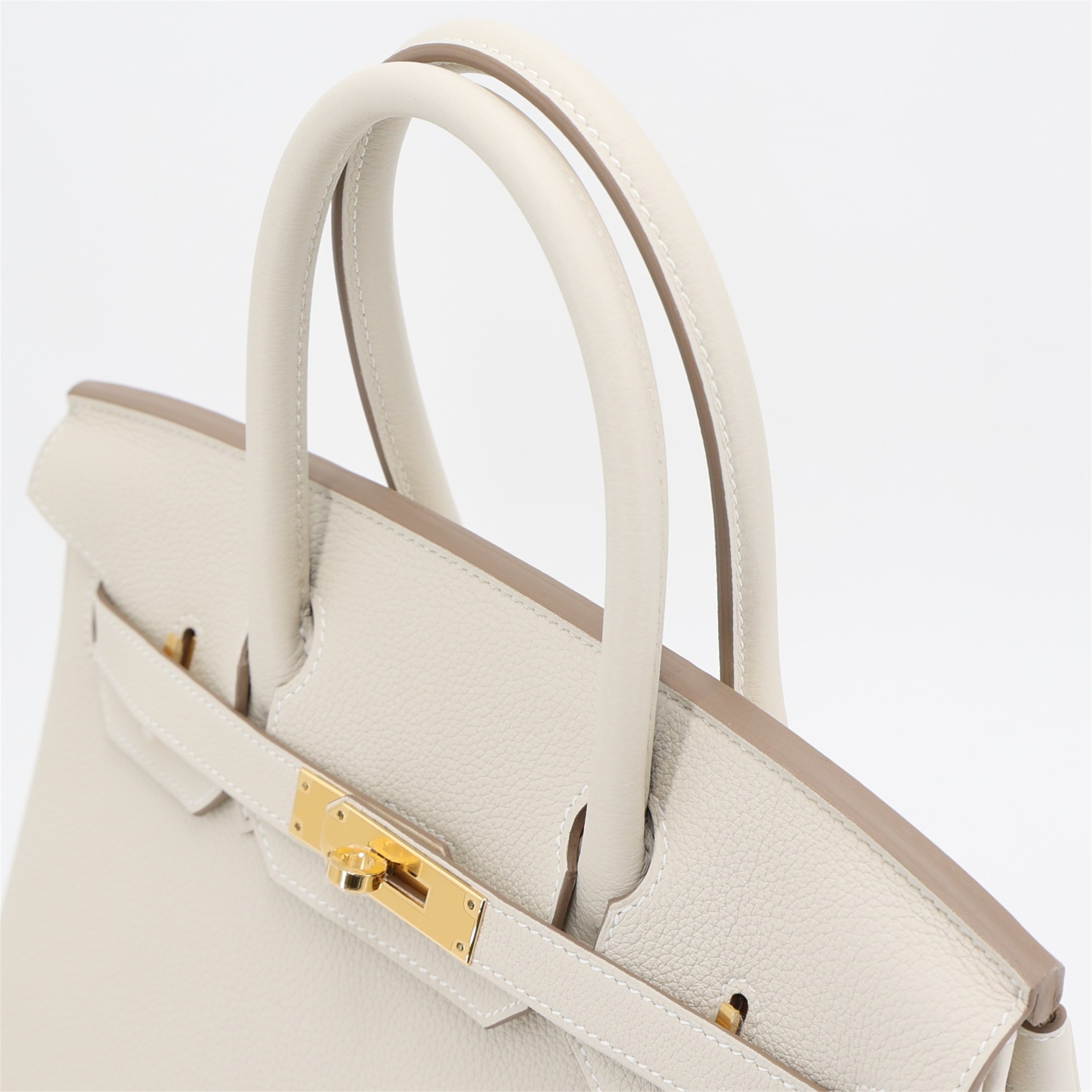 Hermès Birkin 30 Togo (Germany) Craie (10) Gold — view 3