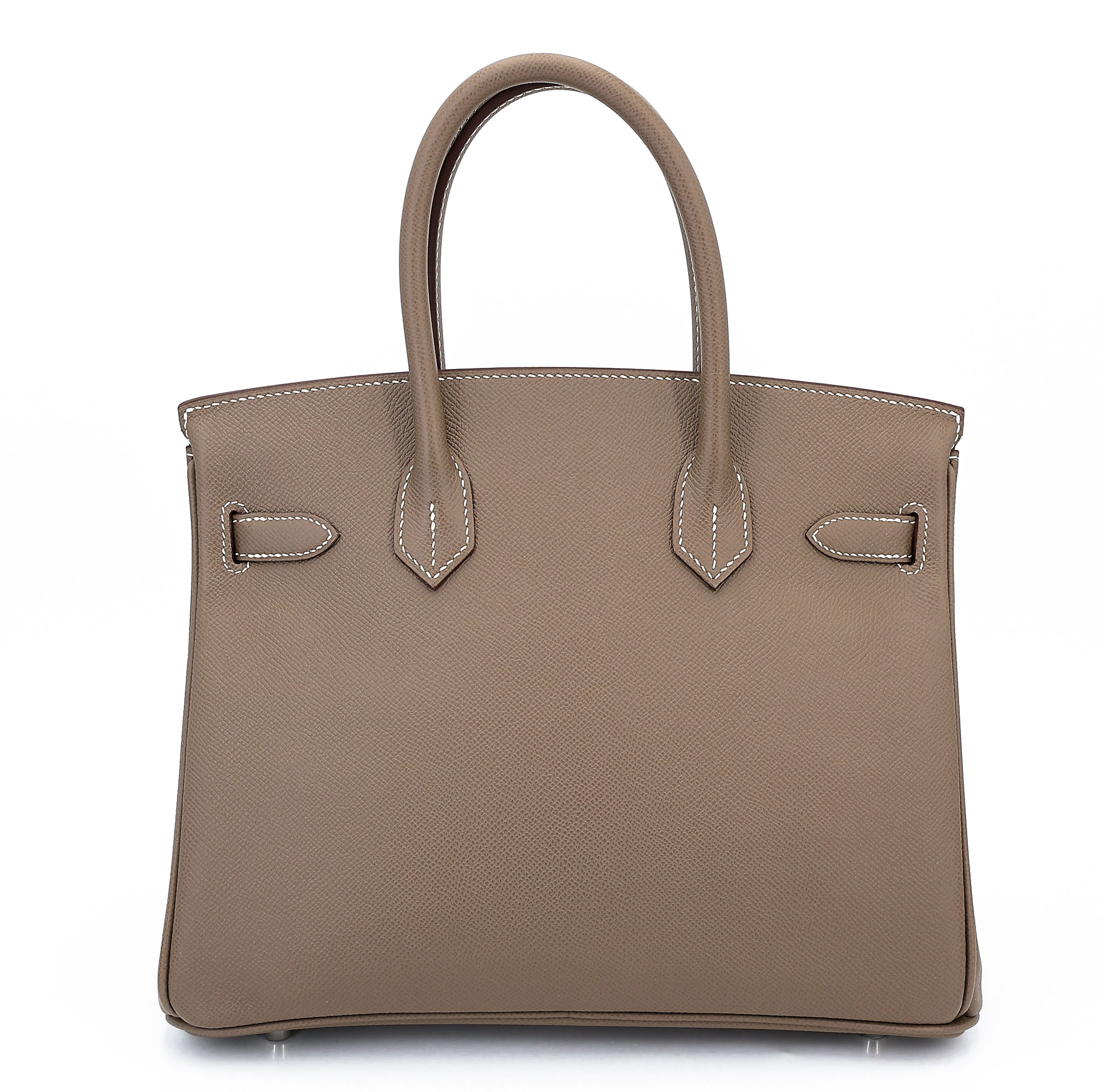 Hermès Birkin 30 Epsom (France) Etoupe (18) Palladium — view 2