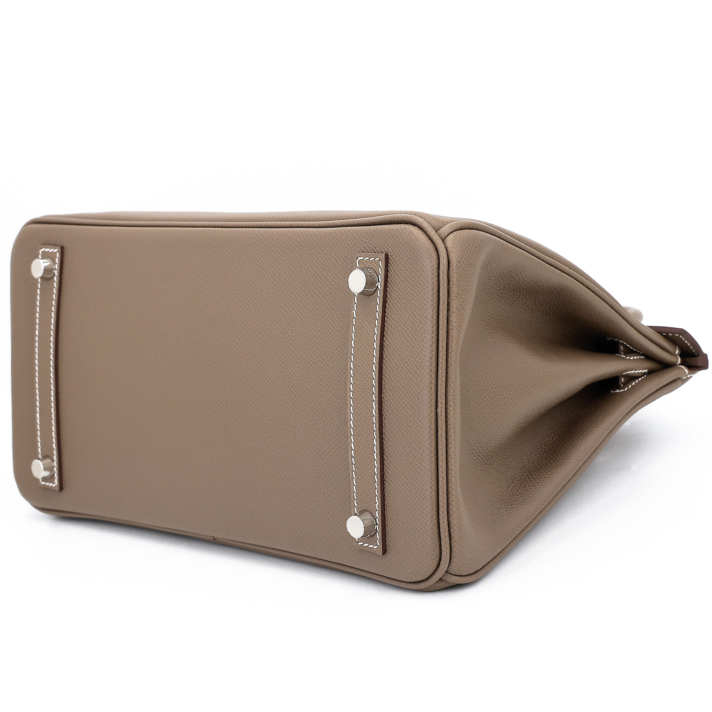 Hermès Birkin 30 Epsom (France) Etoupe (18) Palladium — view 4