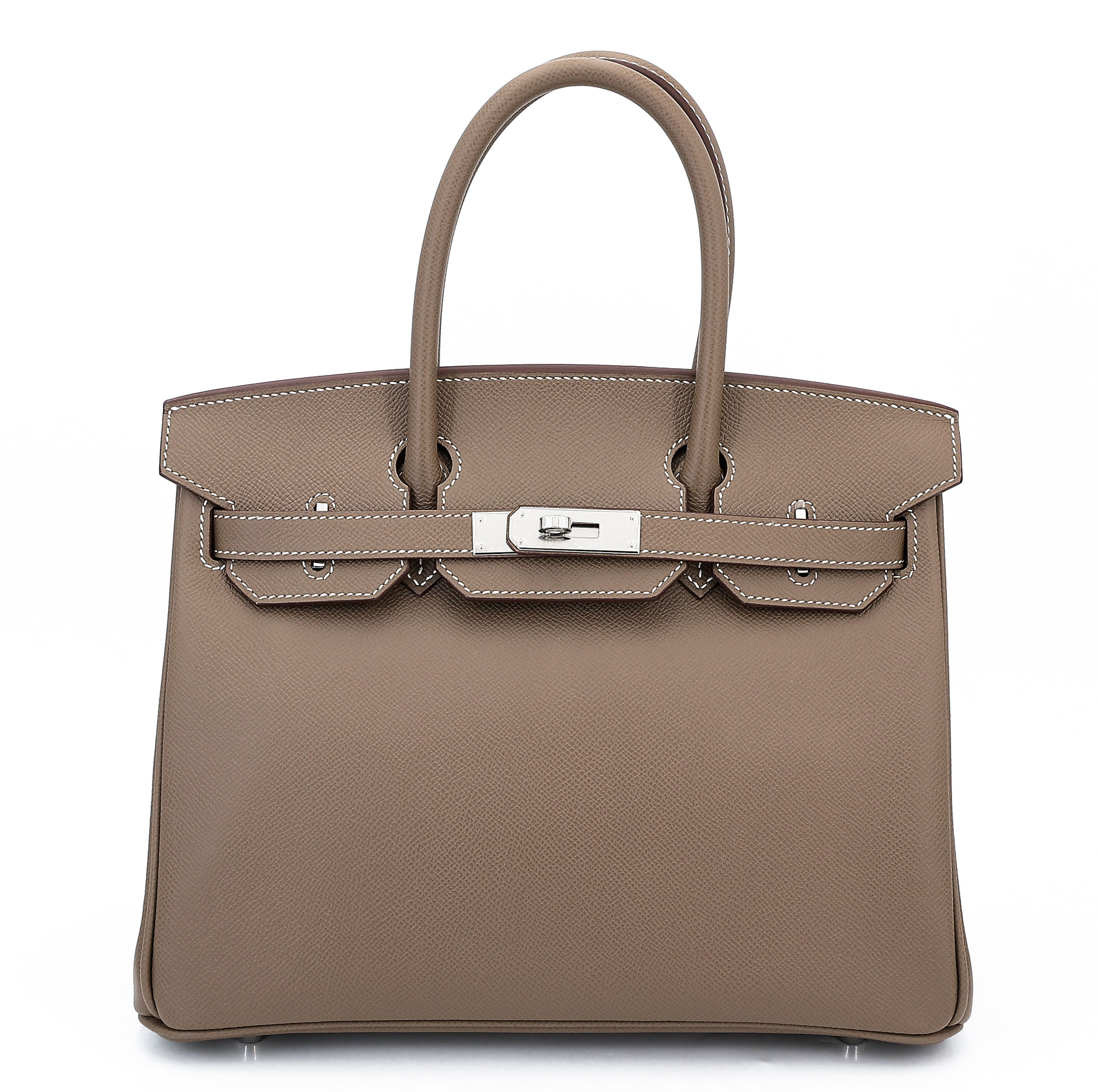 Hermès Birkin 30 Epsom (France) Etoupe (18) Palladium