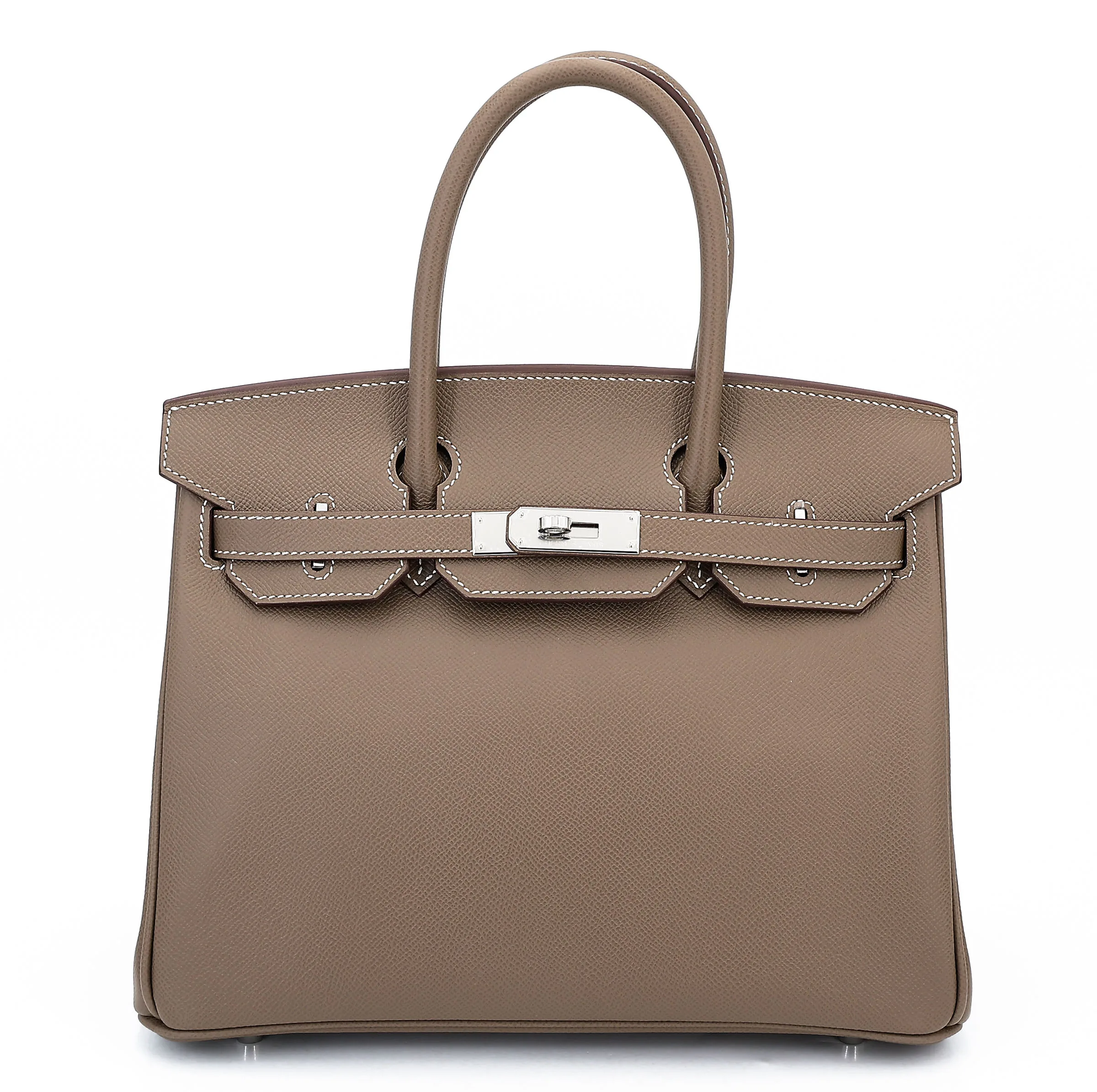 Hermès Birkin 30 Epsom (France) Étoupe (18) Palladium
