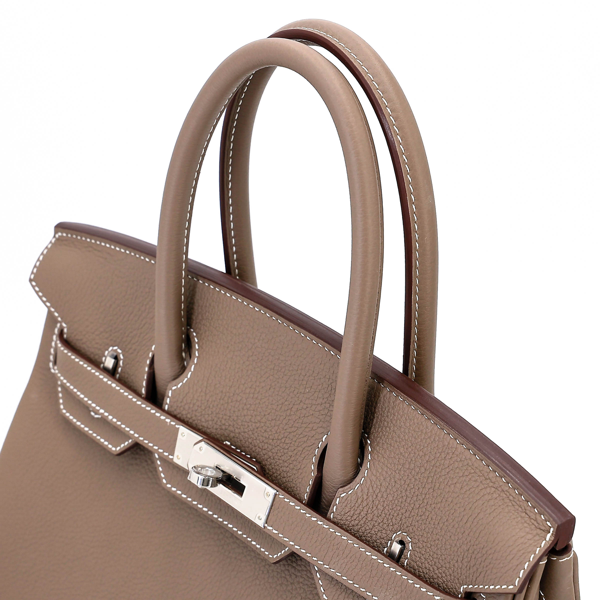 Hermès Birkin 30 Togo (Germany) Etoupe (18) Palladium — view 3